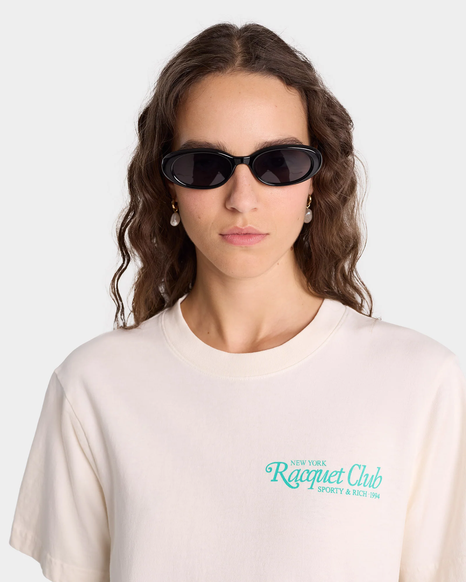 94 Racquet Club T-Shirt - Coconut/Caribbean - Image 3