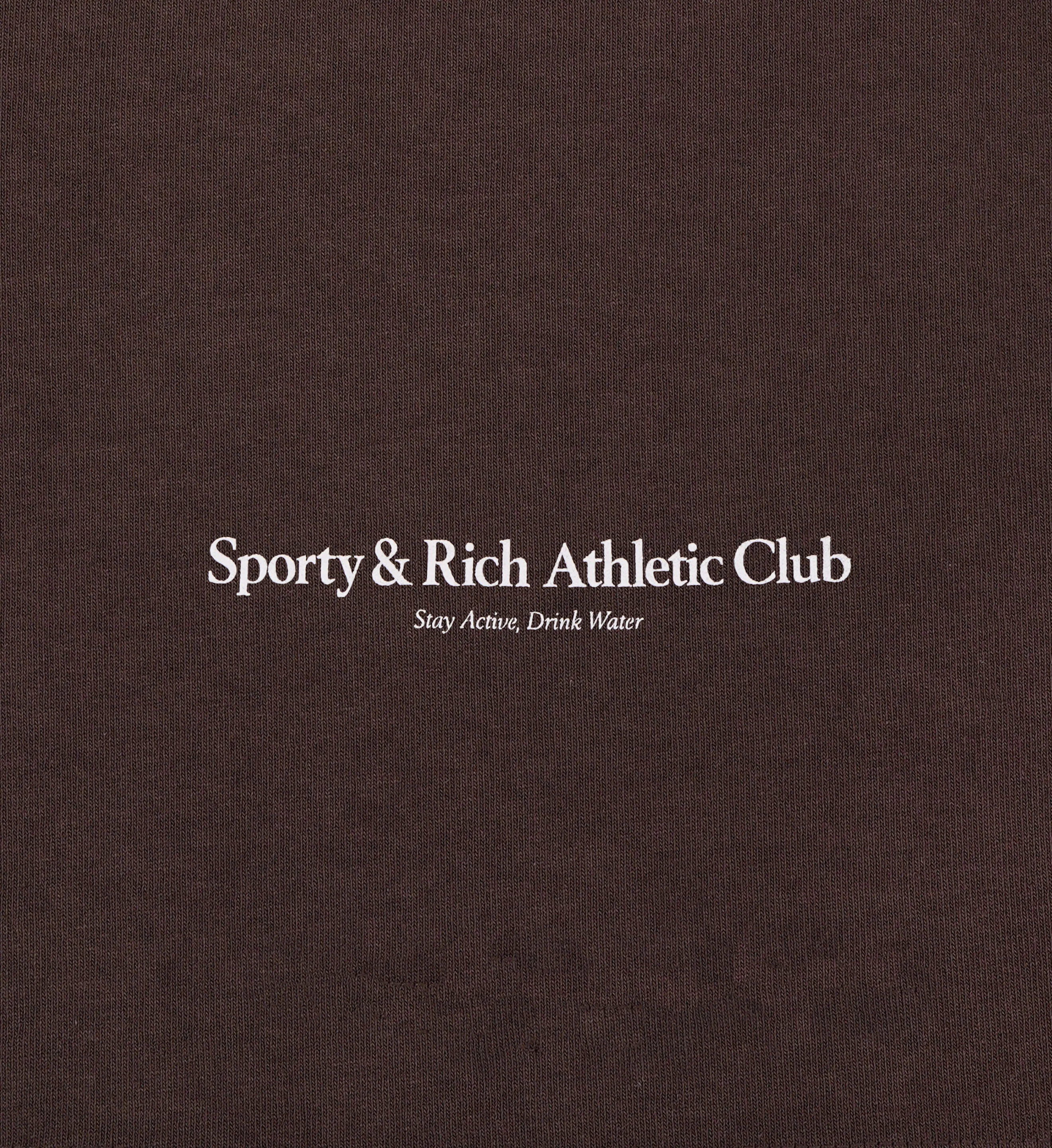 Athletic Club Gym Short - Chocolate/White - Image 3