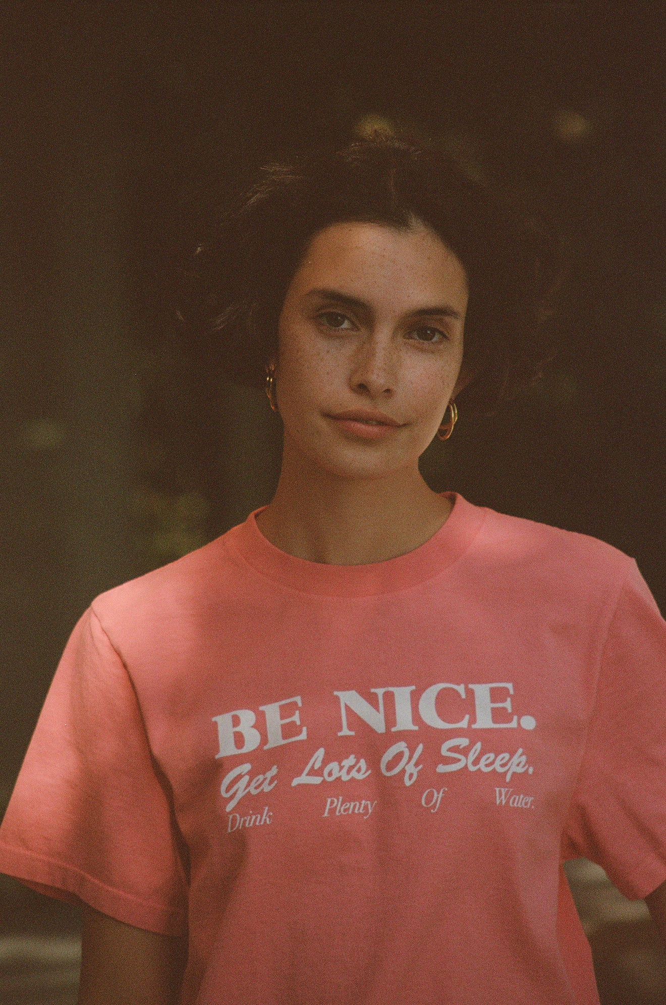 Be Nice Cropped T-Shirt - Strawberry - Image 5