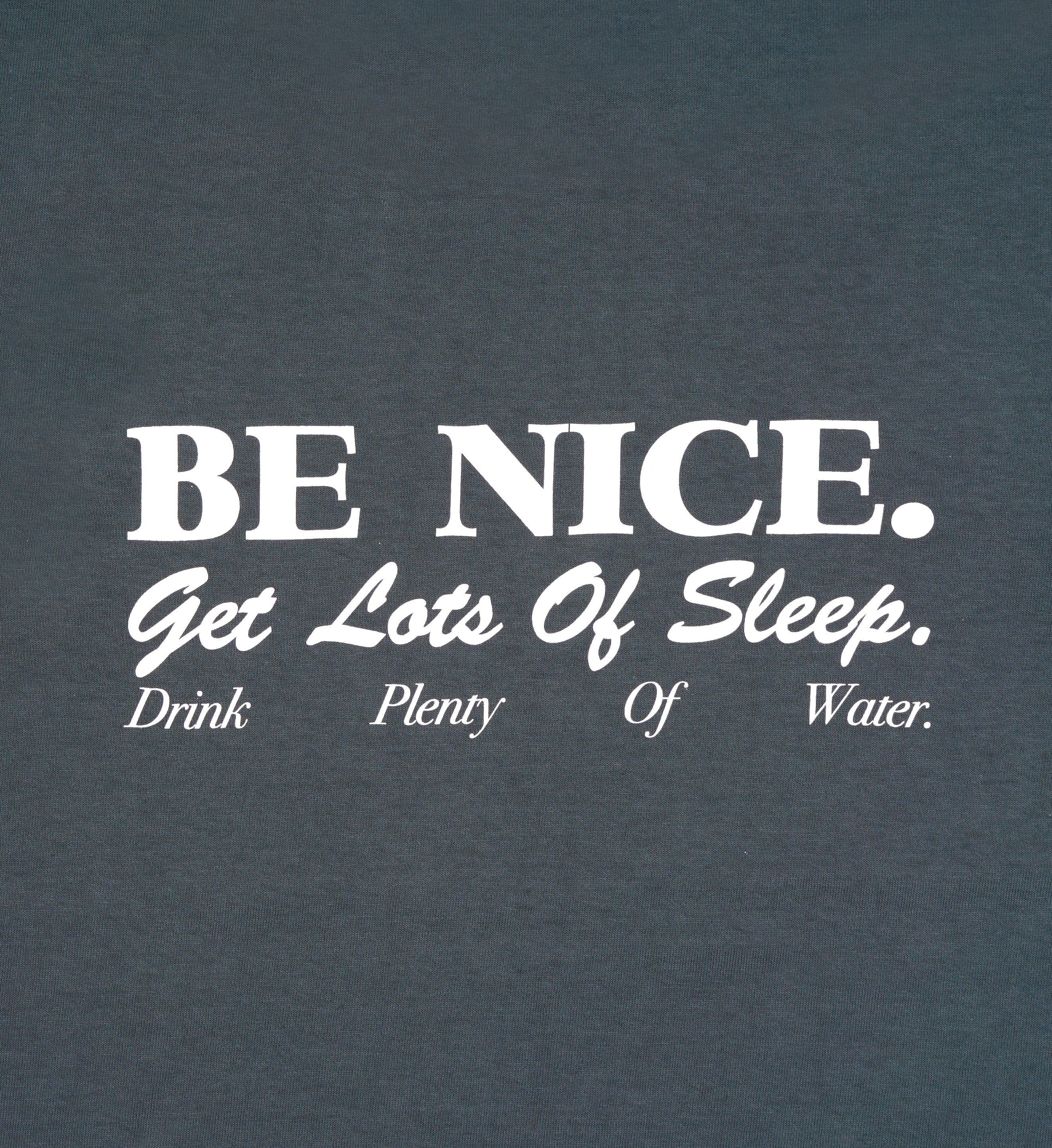 Be Nice T-Shirt - Slate/White - Image 3