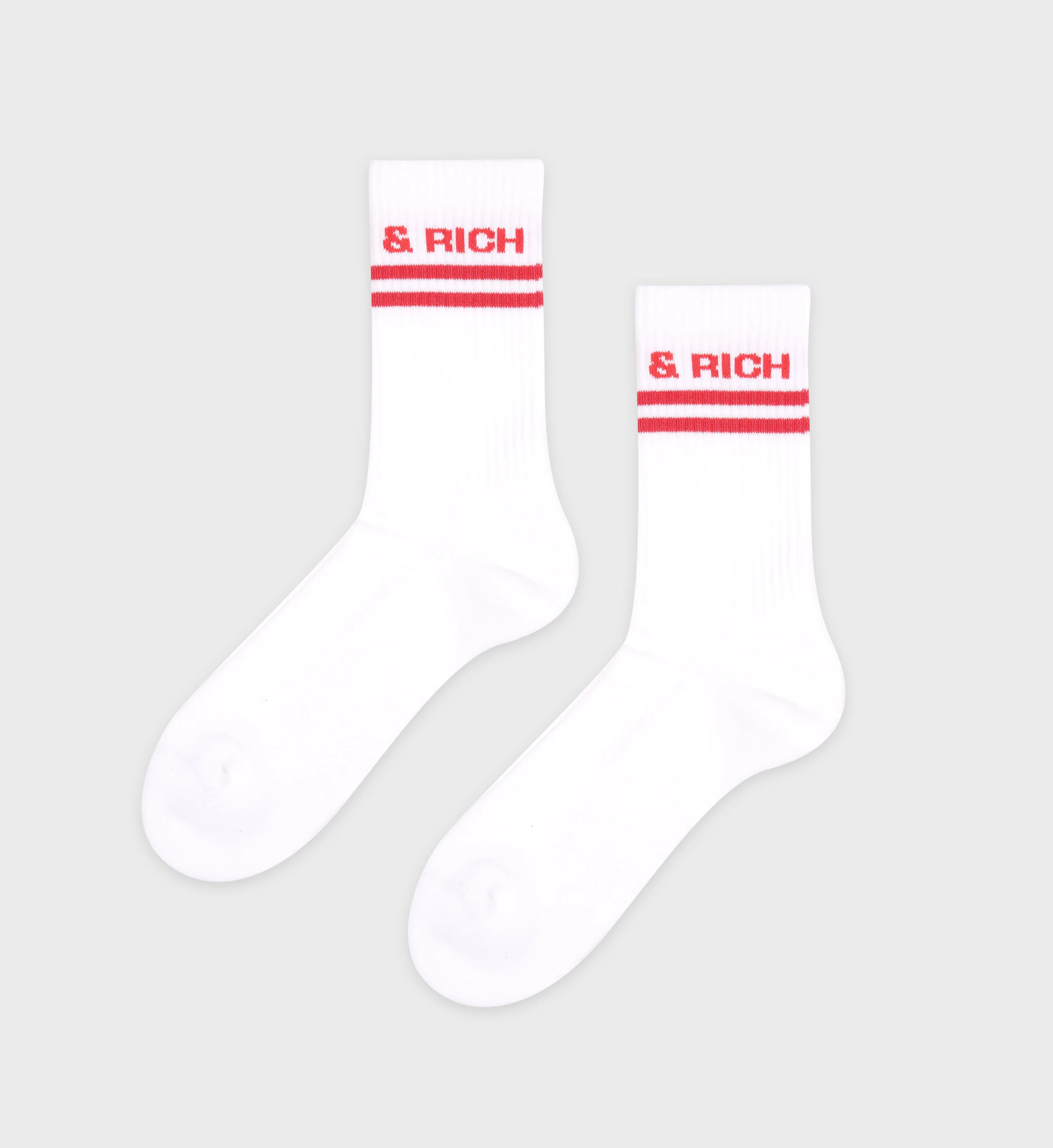 Bold Logo Socks - White/Cotton Candy - Image 3