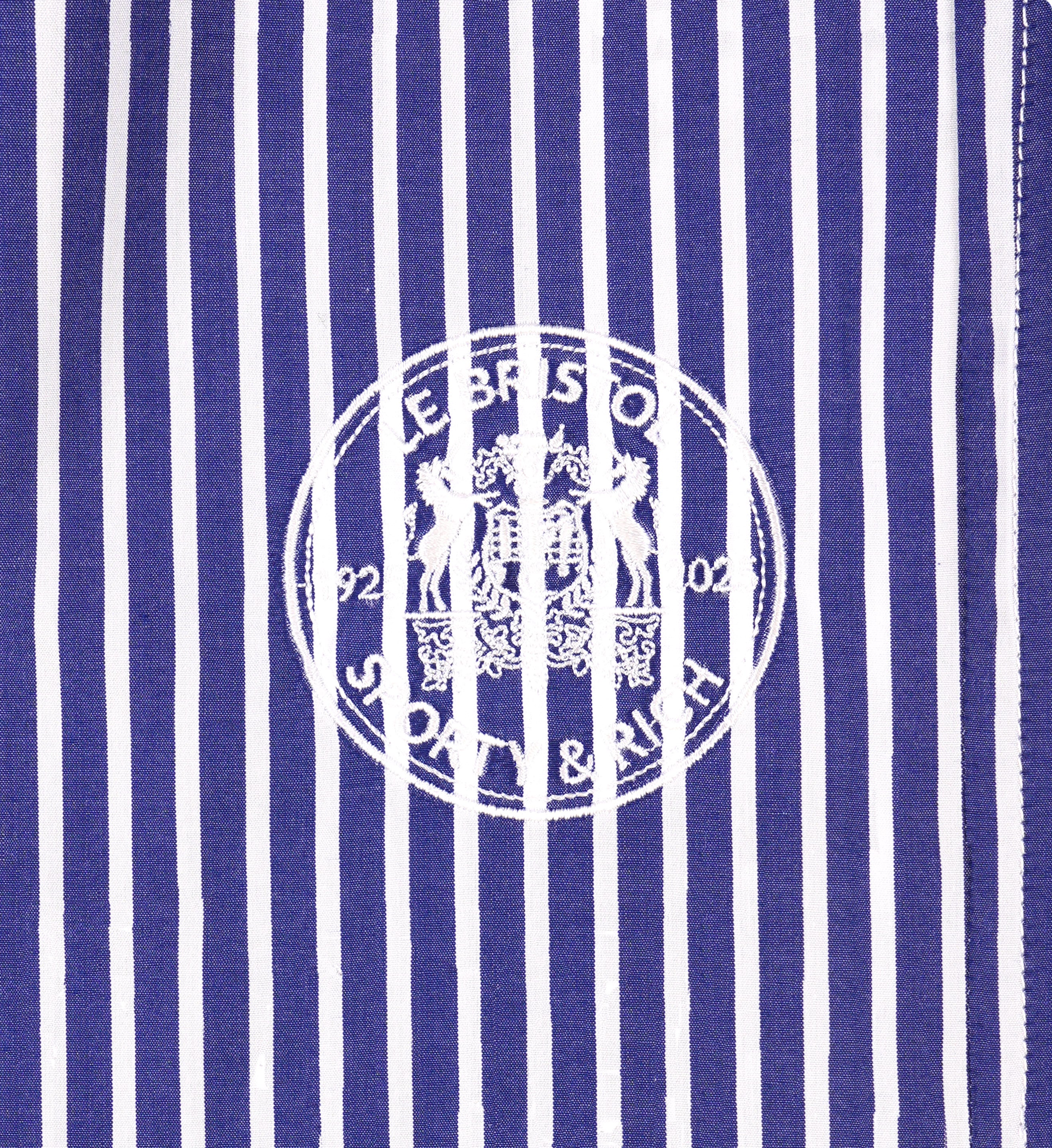 Bristol Crest 100th Boxer Short - Navy/White - Image 8