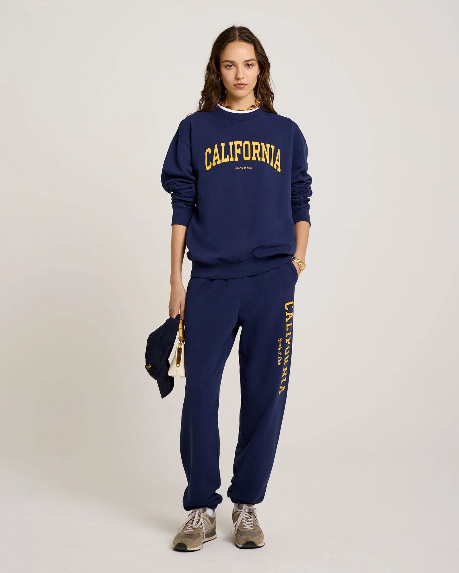 California Sweatpant - Navy/Gold - Image 3