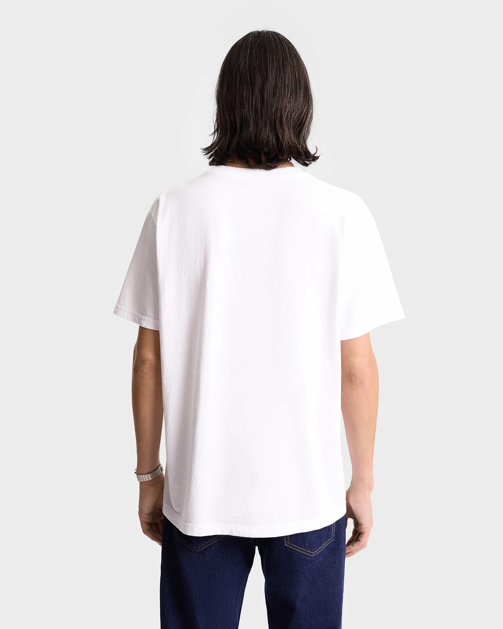 California T-Shirt - White/Gold - Image 5