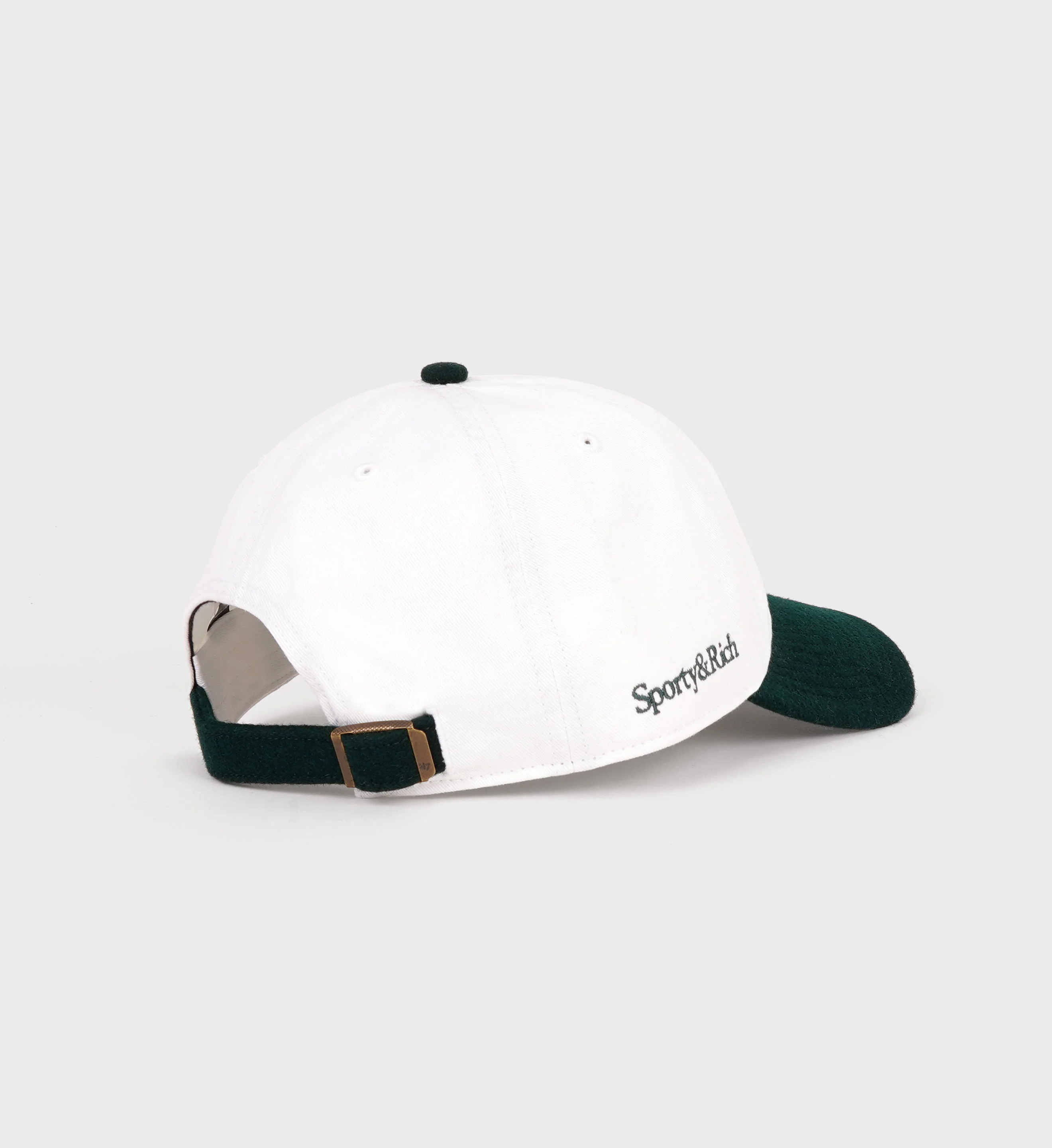 Champions Wool/Cotton Hat - White/Forest - Image 5