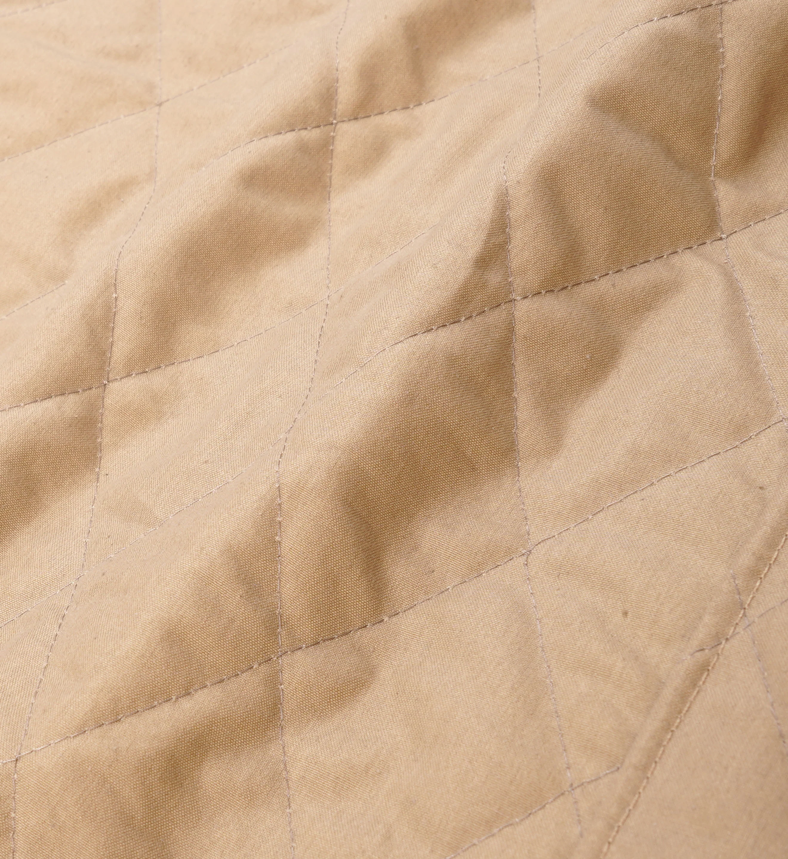 Connecticut Crest Quilted Jacket - Beige/Tan - Image 4
