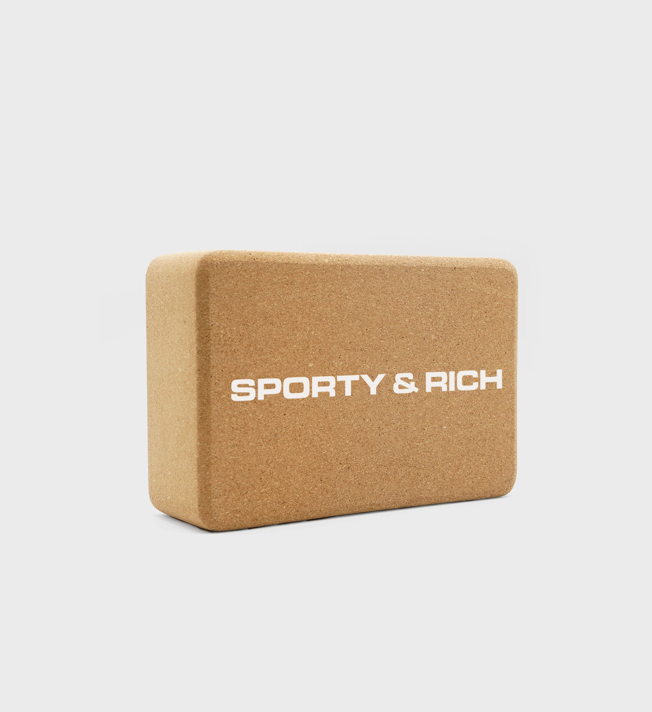 Bold Logo Cork Yoga Block - Image 3