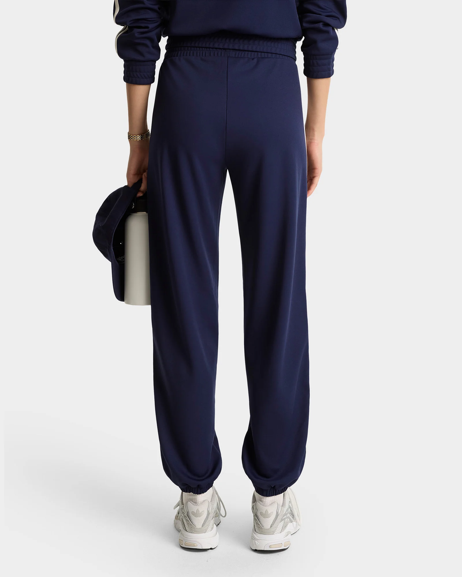 Crown Tennis Track Pant - Navy/White - Image 3