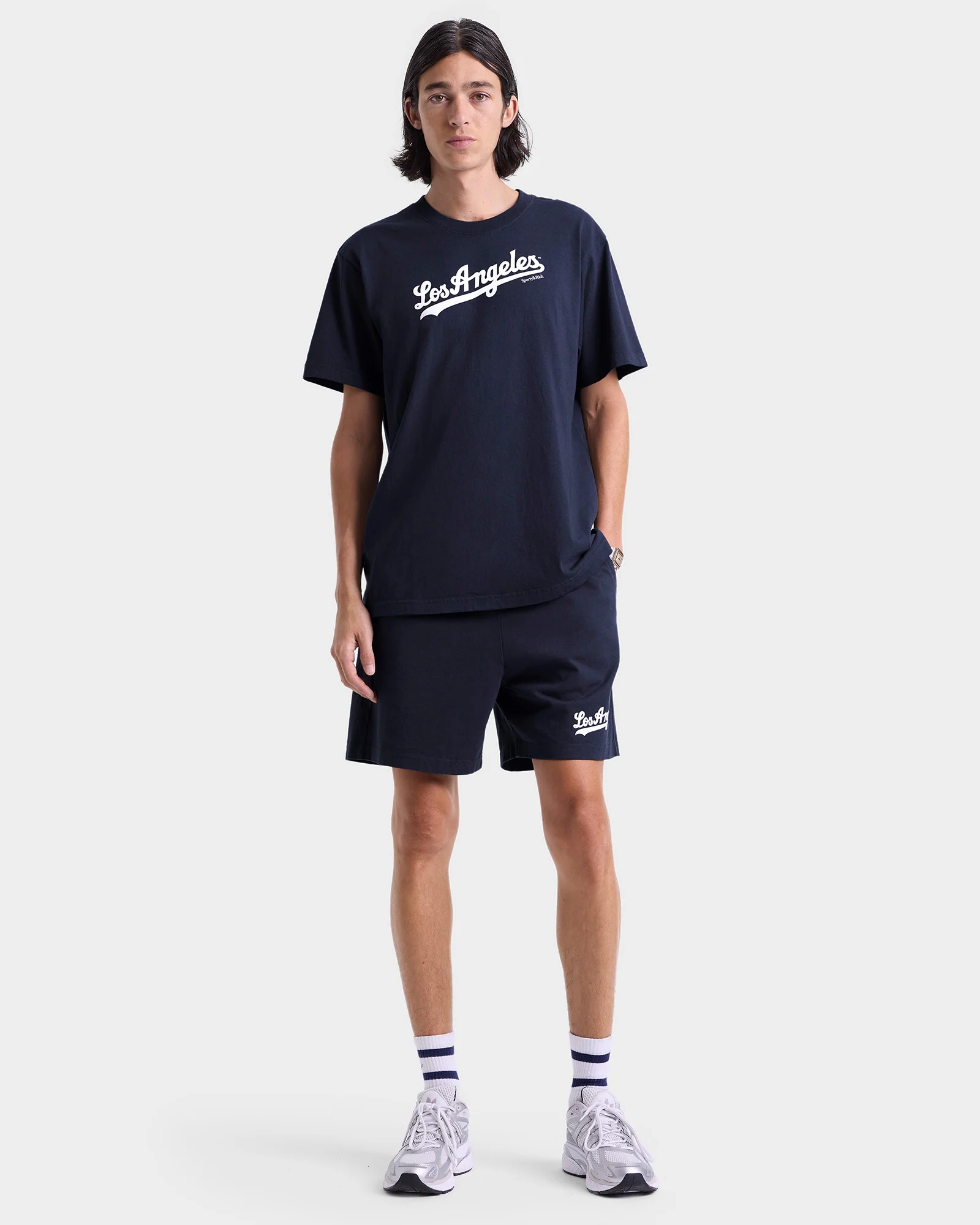 Dodgers T-Shirt - Navy/White - Image 3