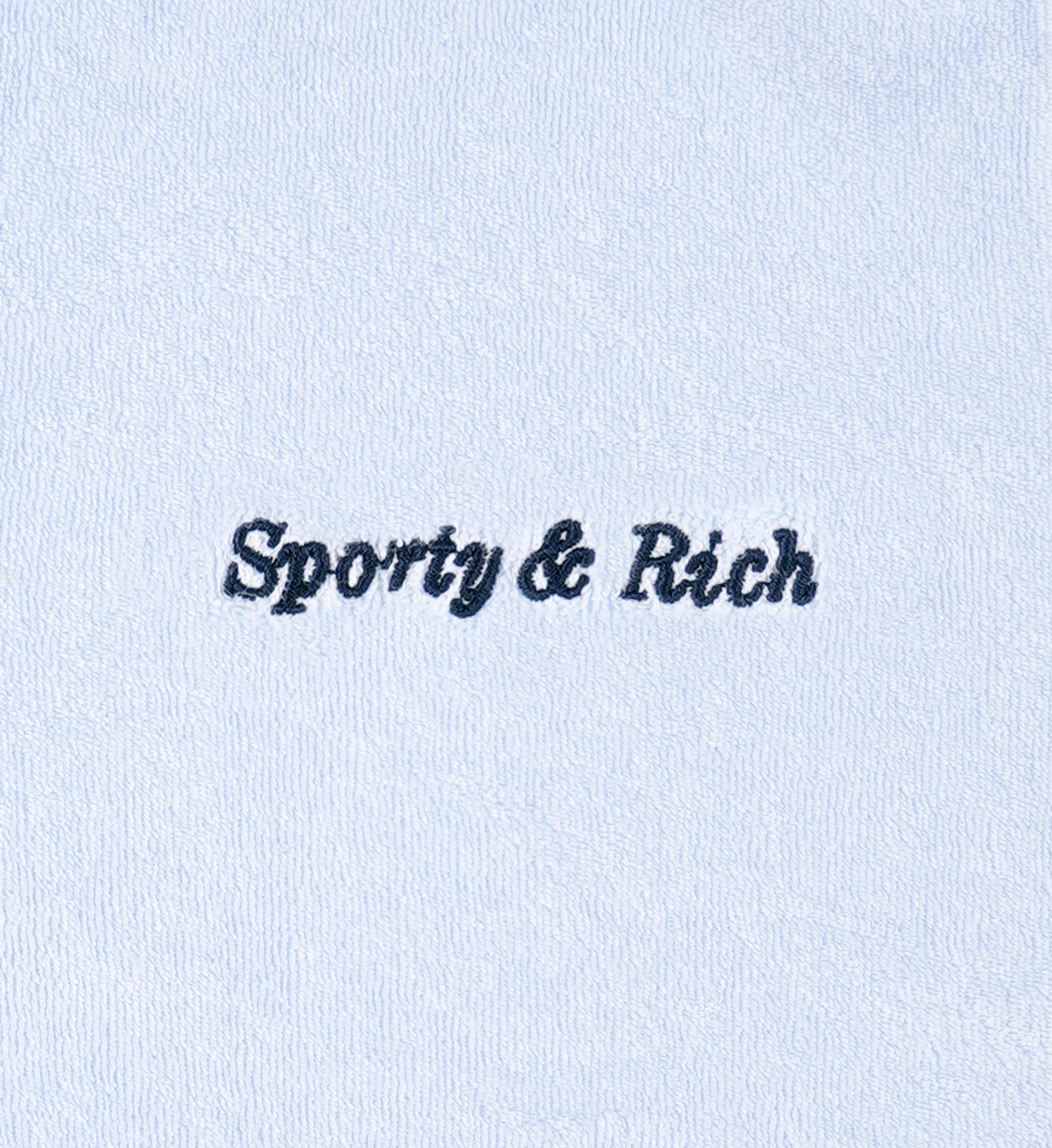 Eden Script Terry Polo - Ciel/Navy - Image 10