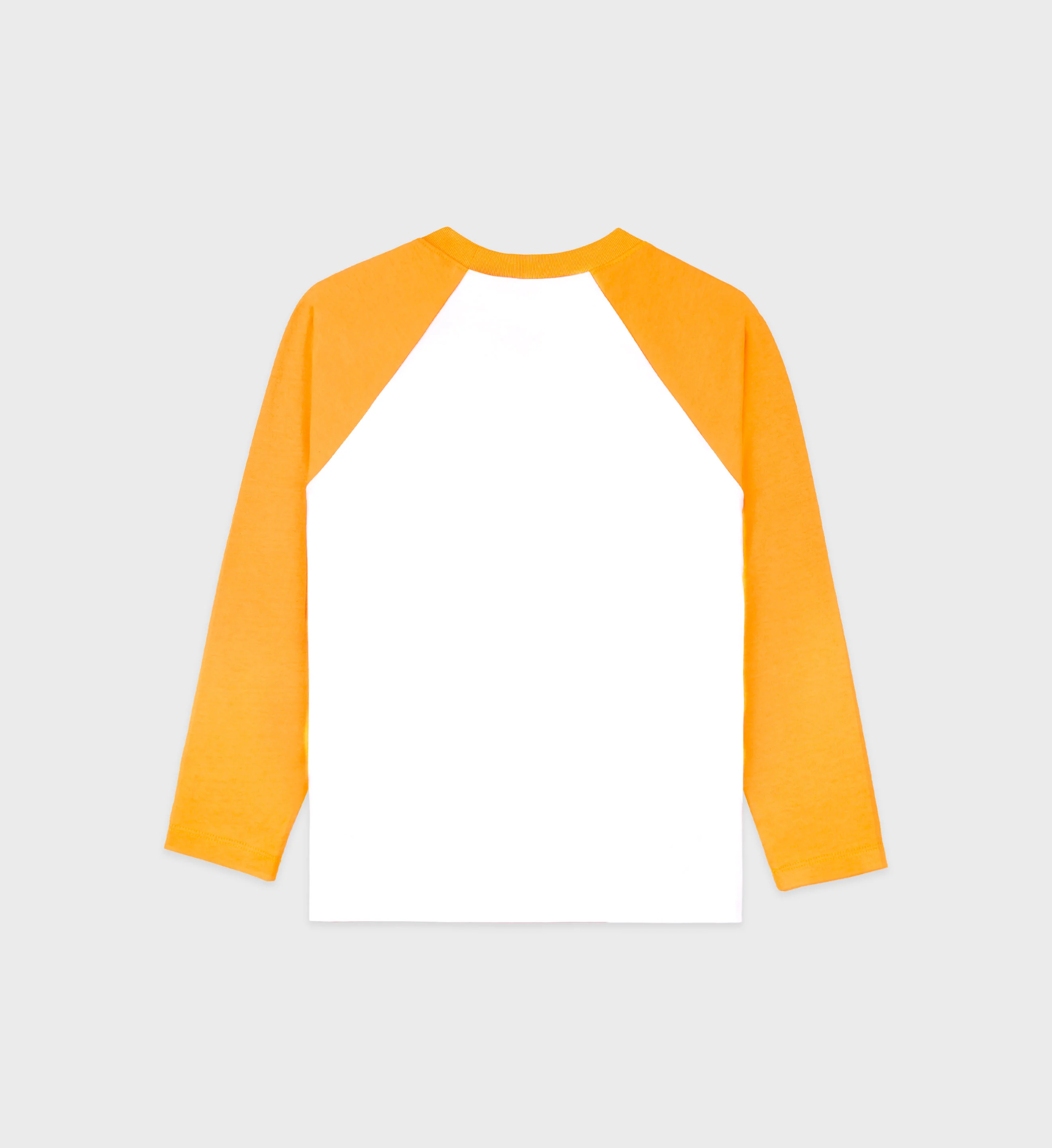 Emblem Baseball Tee - White/Gold - Image 3