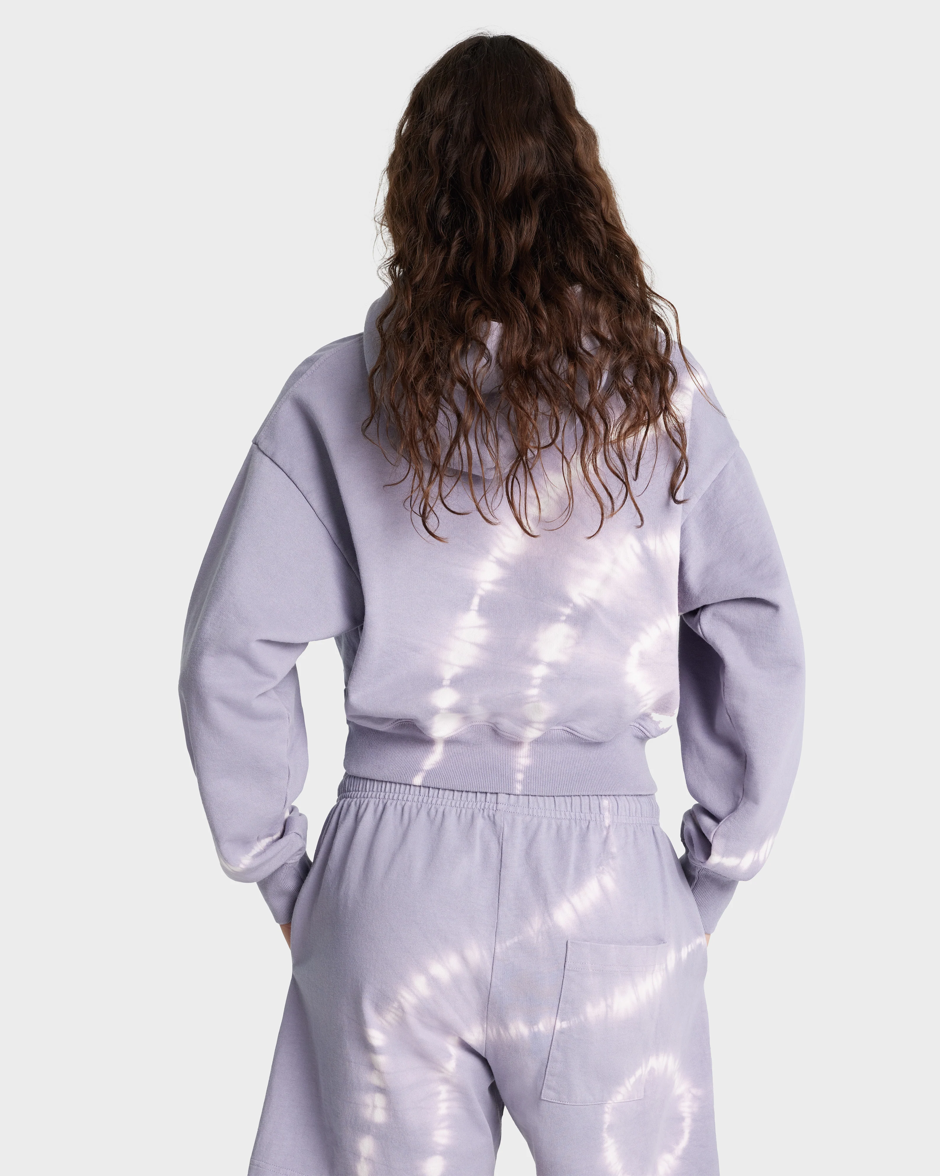 Emblem Cropped Hoodie - Easter Egg Tie Dye - Image 5
