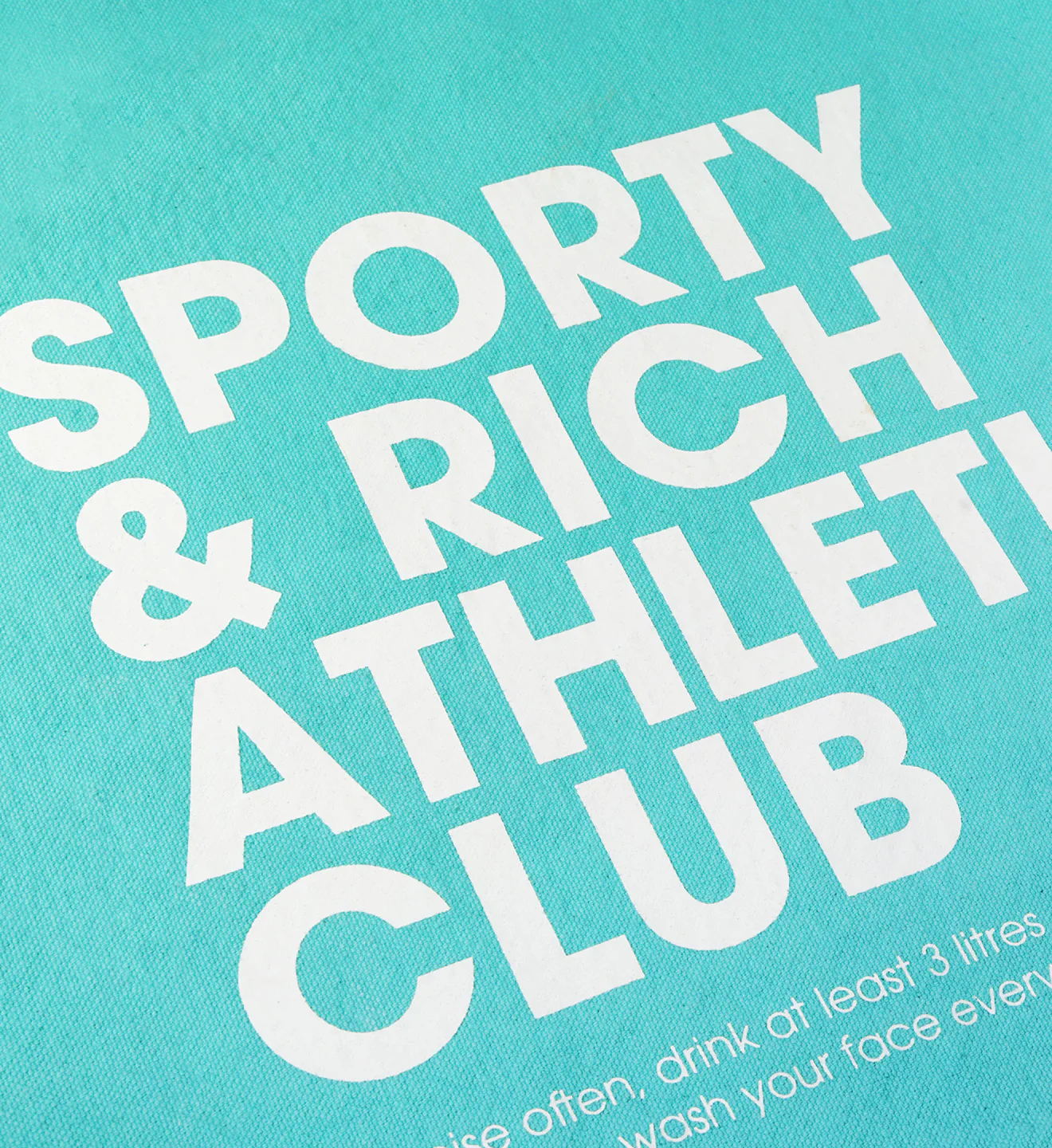 Exercise Often Tote - Turquoise - Image 3