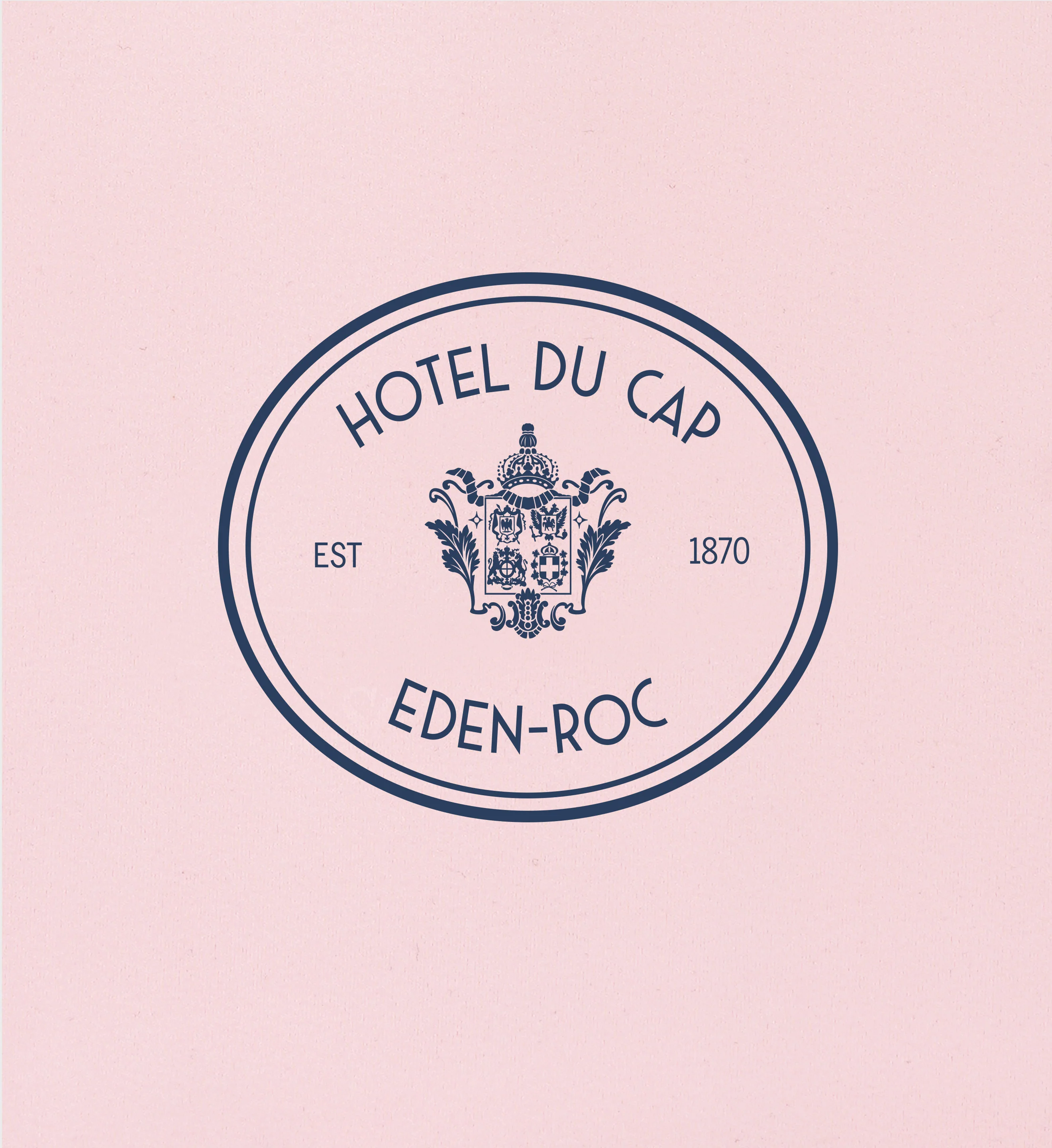 Hotel du Cap T-Shirt - Eden Pink/Navy - Image 4