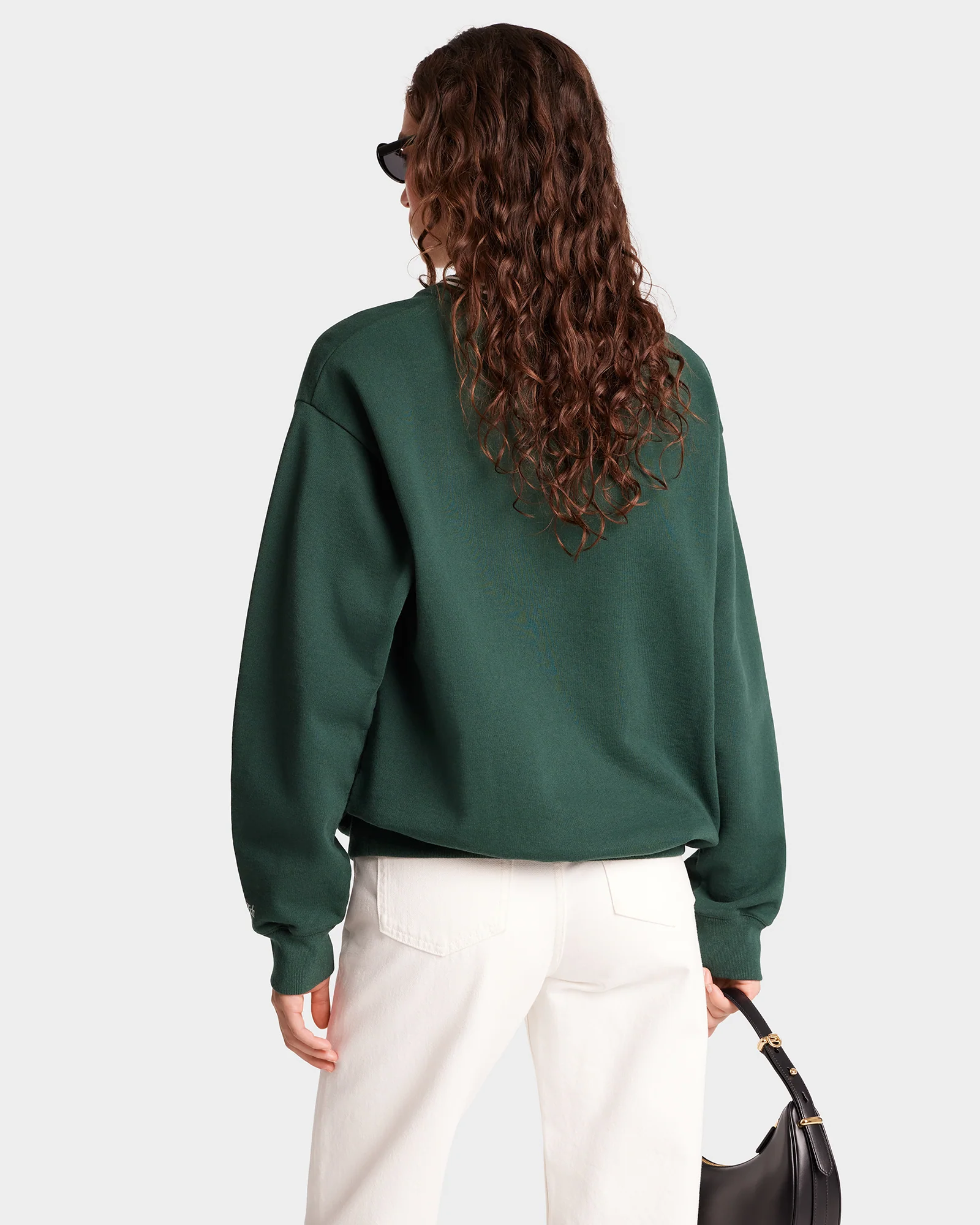 League Crewneck - Forest/White - Image 5