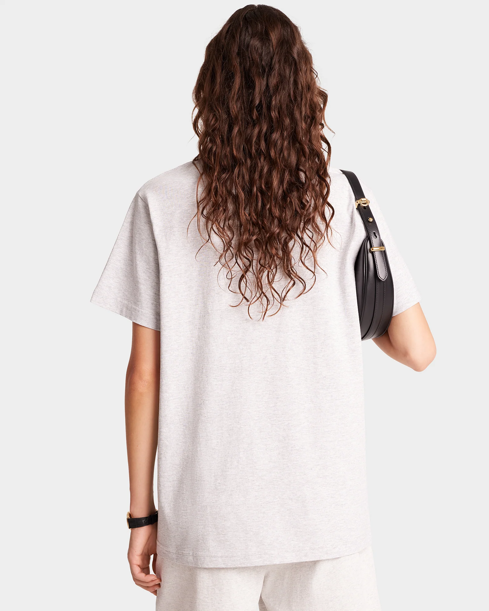 League T-Shirt - Heather Gray/Navy - Image 6