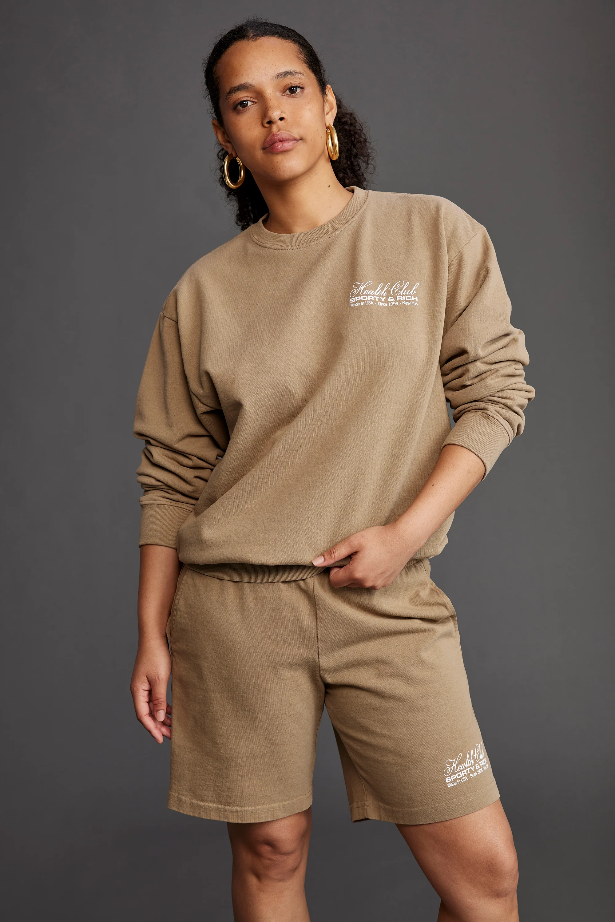 Made In USA Crewneck - Espresso/White - Image 6
