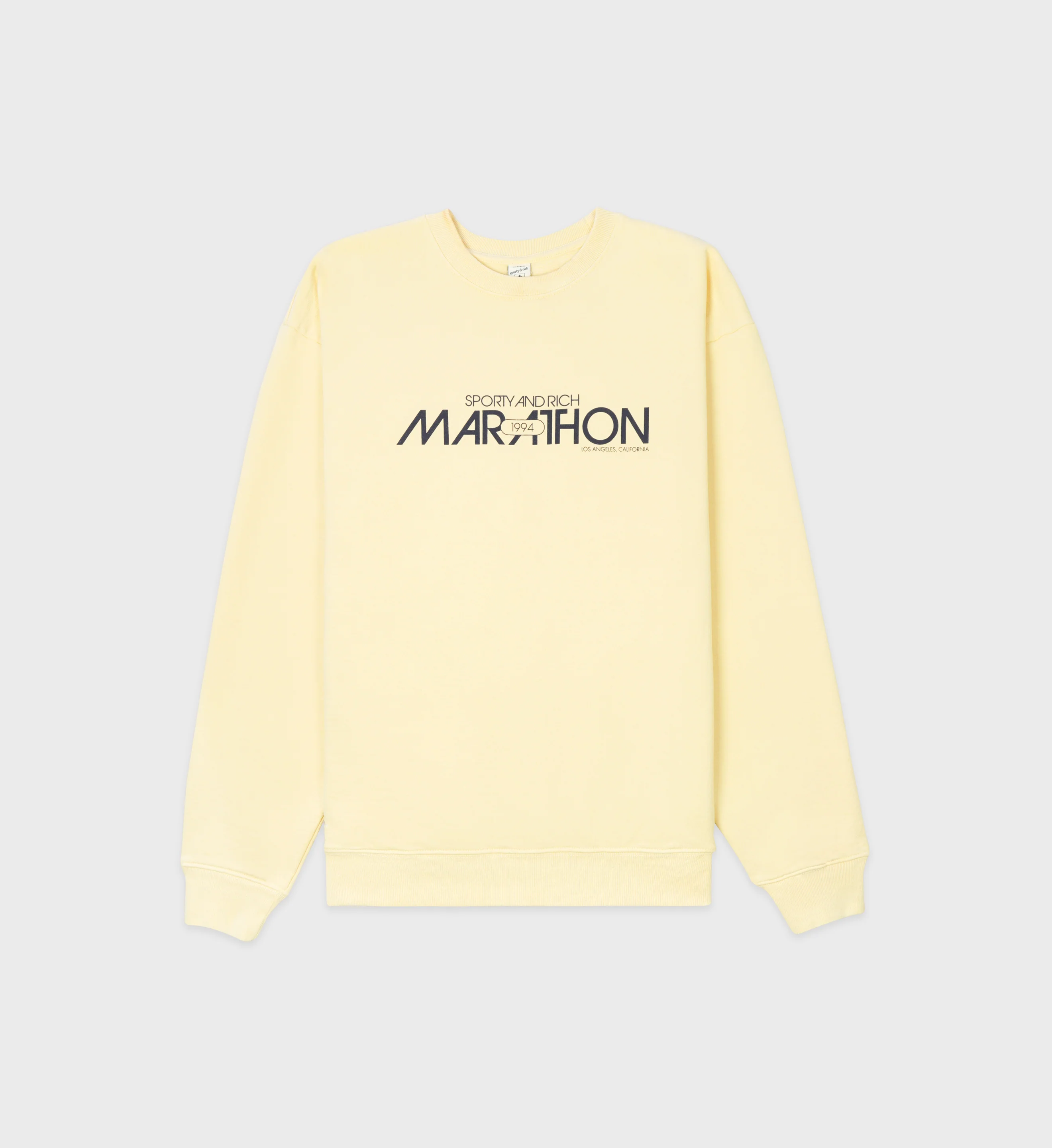 Marathon Crewneck - Lemon