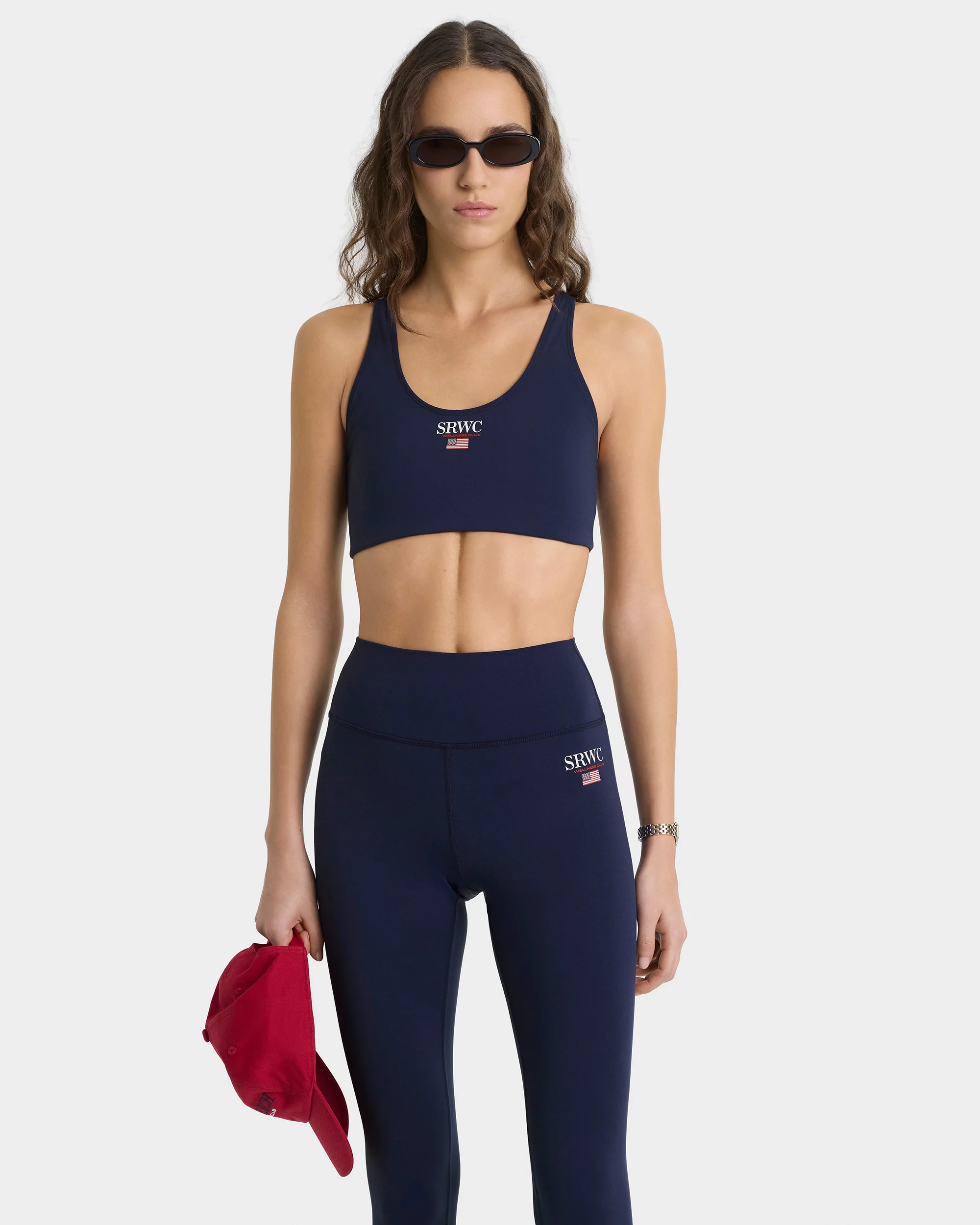 Nautical Sports Bra - Navy - Image 2