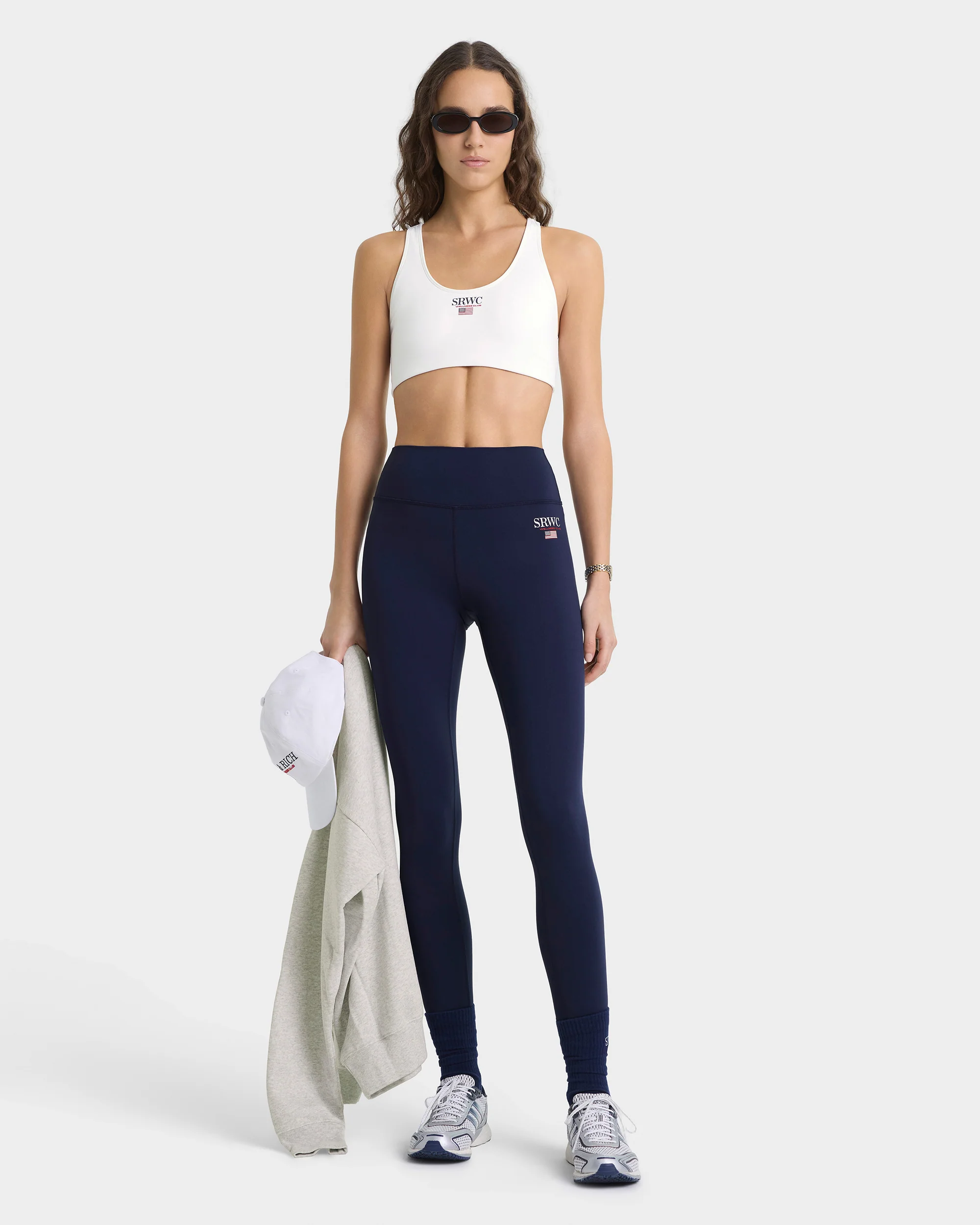 Nautical Sports Bra - White - Image 5