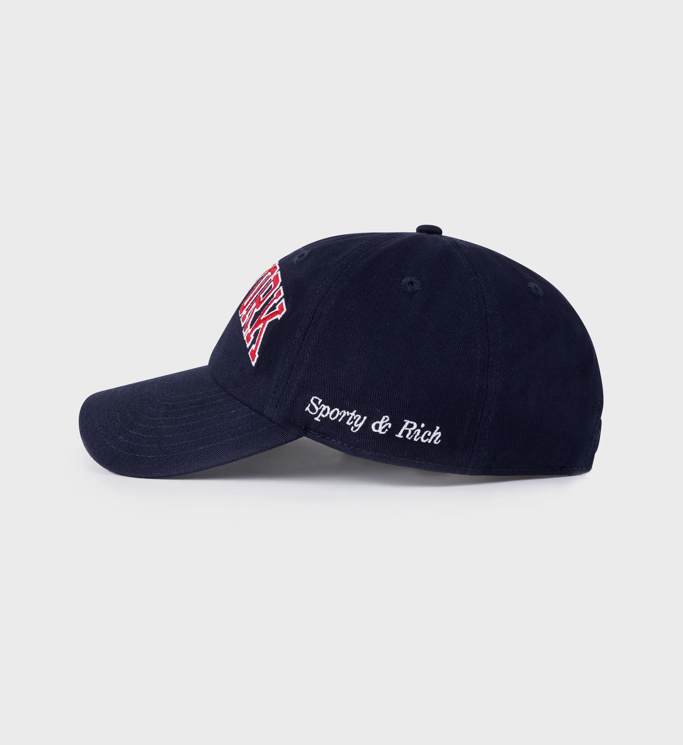 New York Ivy Hat - Navy/Ruby - Image 3