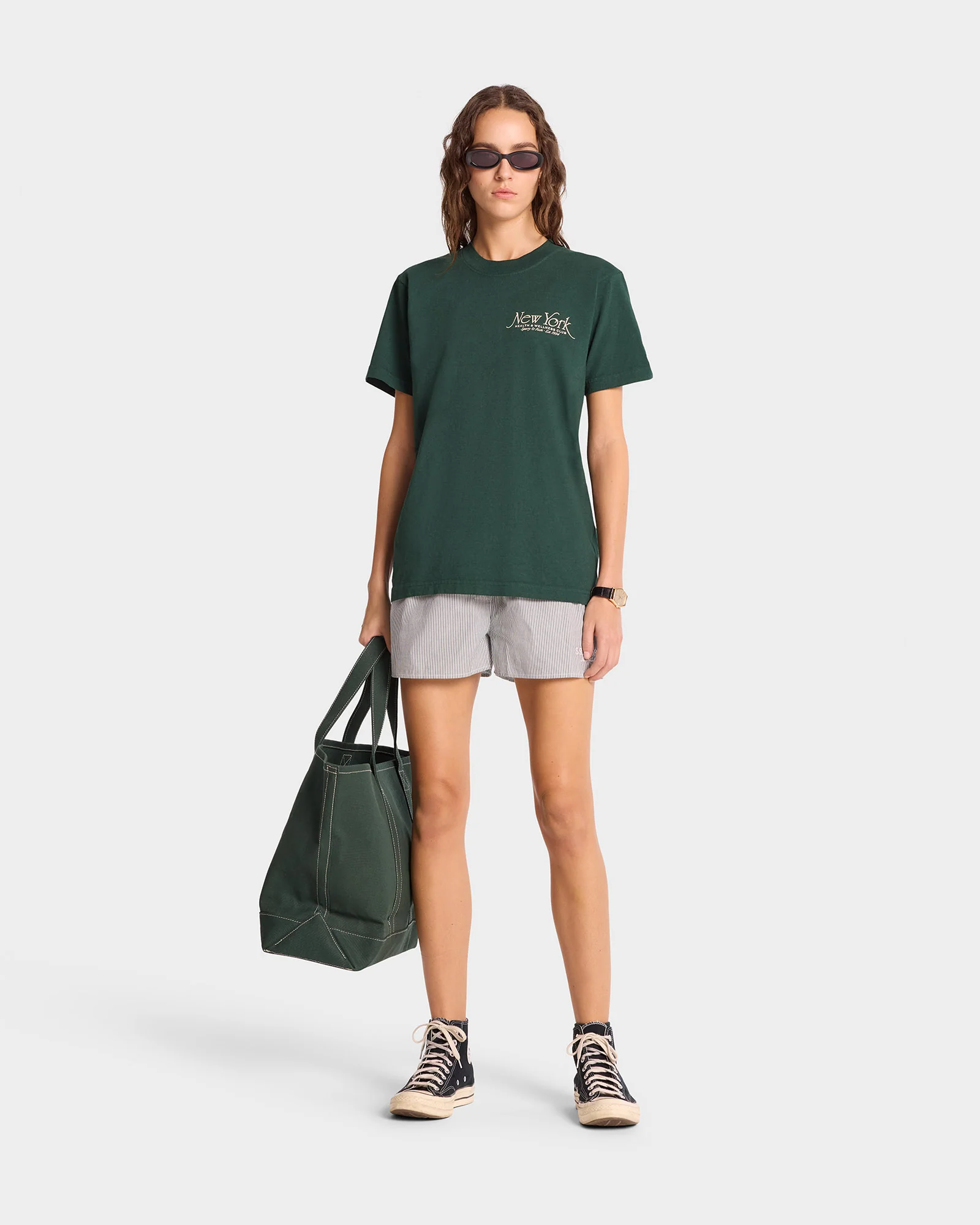 NY 94 T-Shirt - Forest/Cream - Image 4