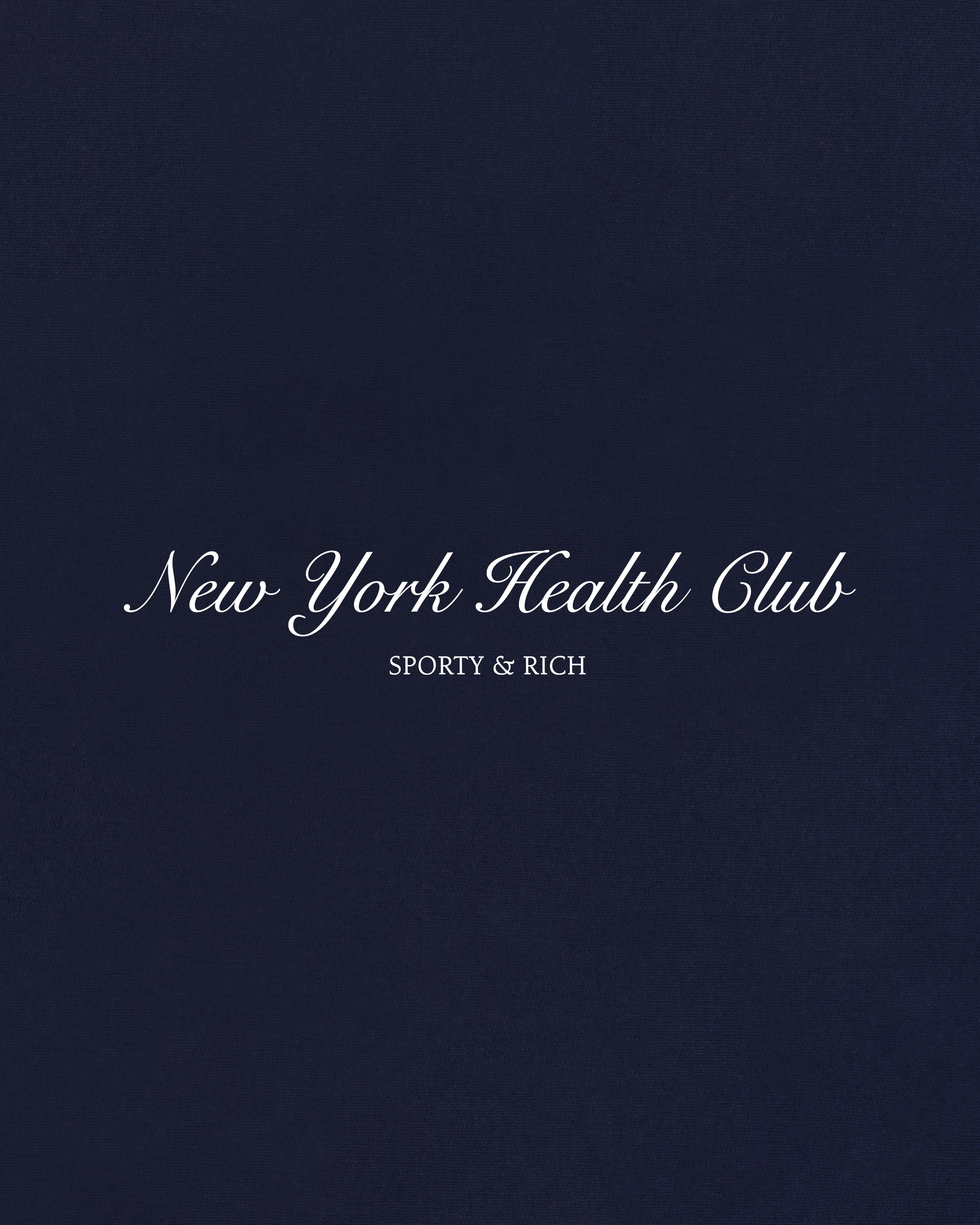 NY Health Club Crewneck - Navy/Ecru - Image 8