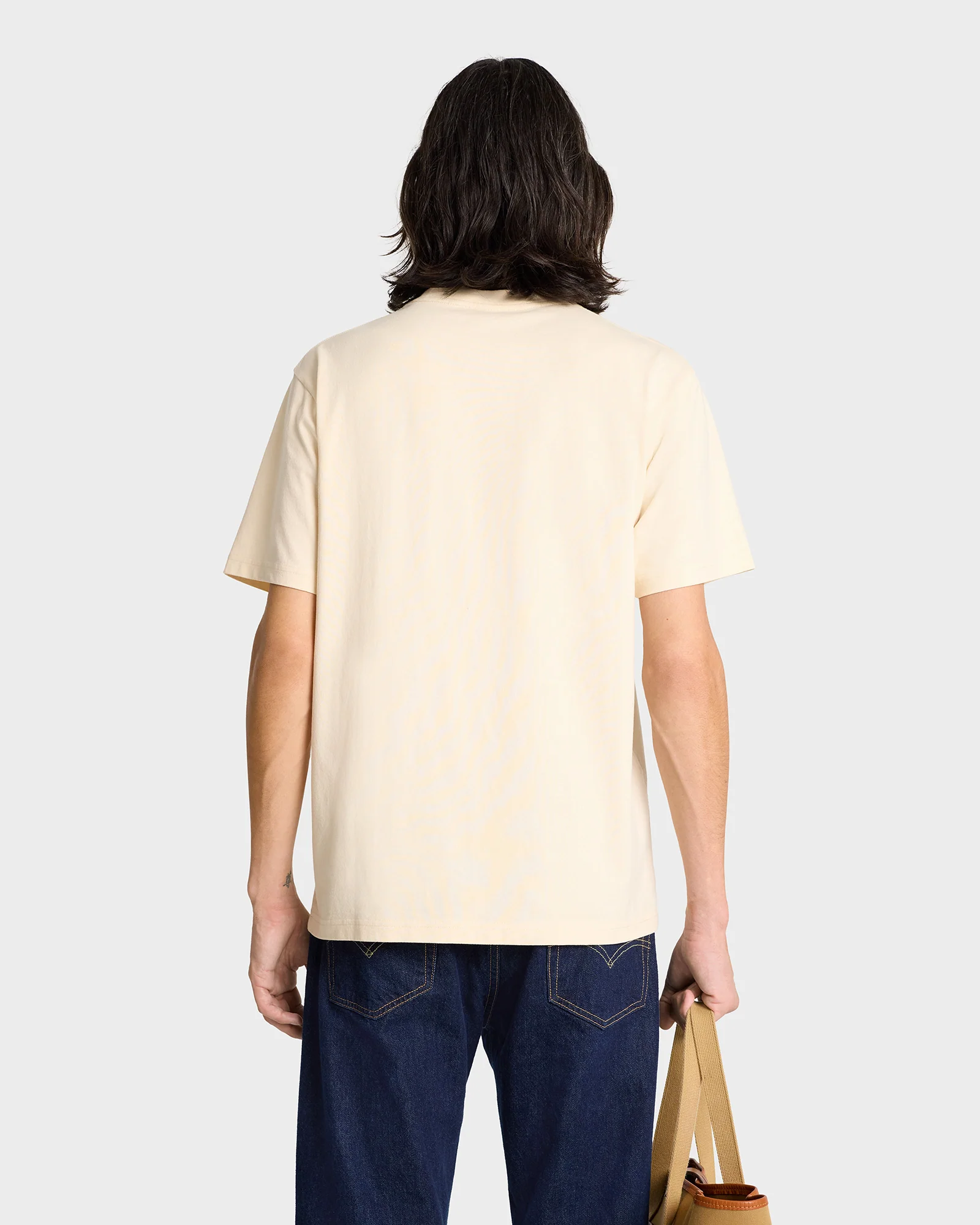 NY Health Club T-Shirt - Cream/Navy - Image 9