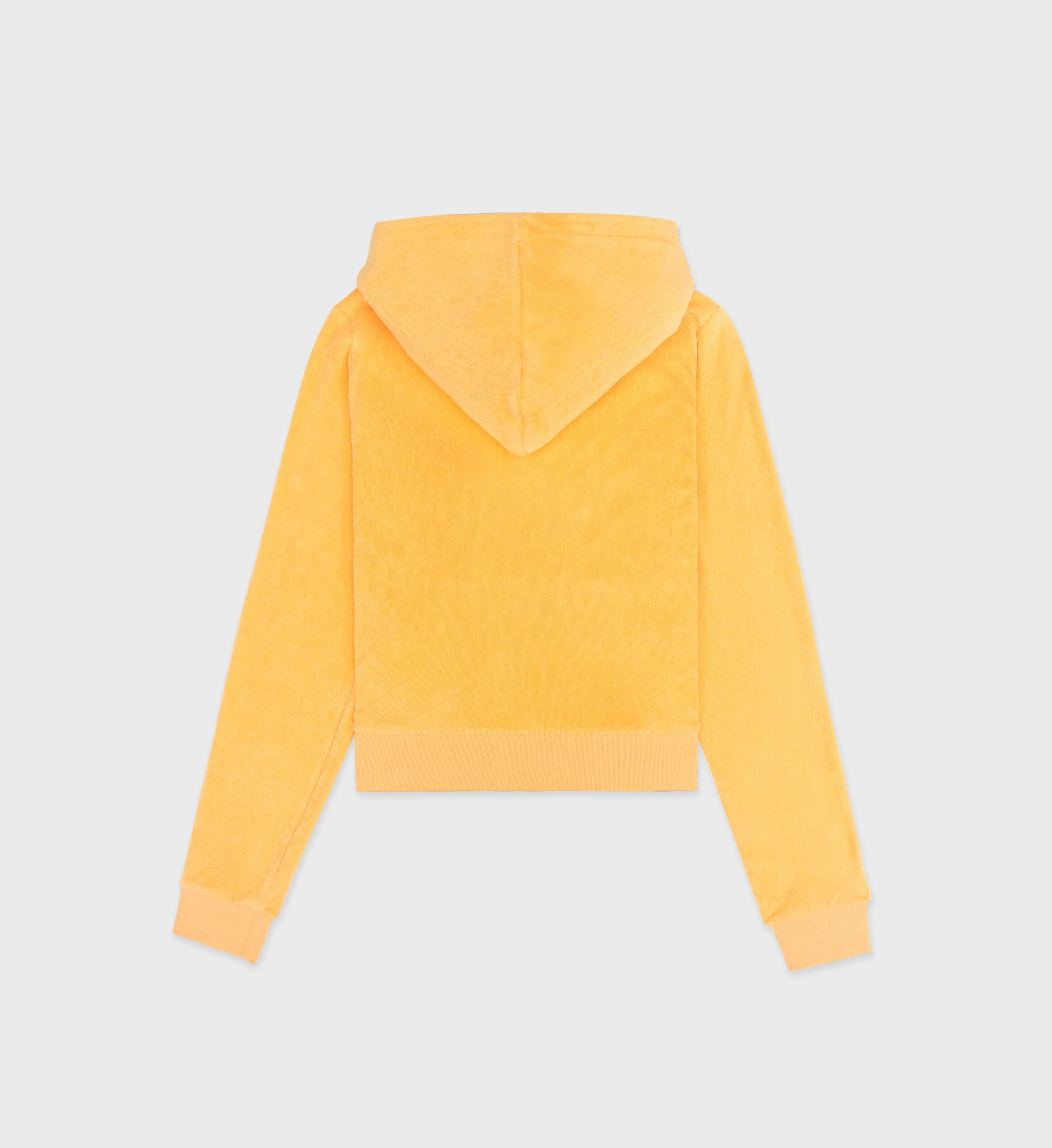 NY Tennis Club Terry Zip Hoodie - Saffron/White - Image 2