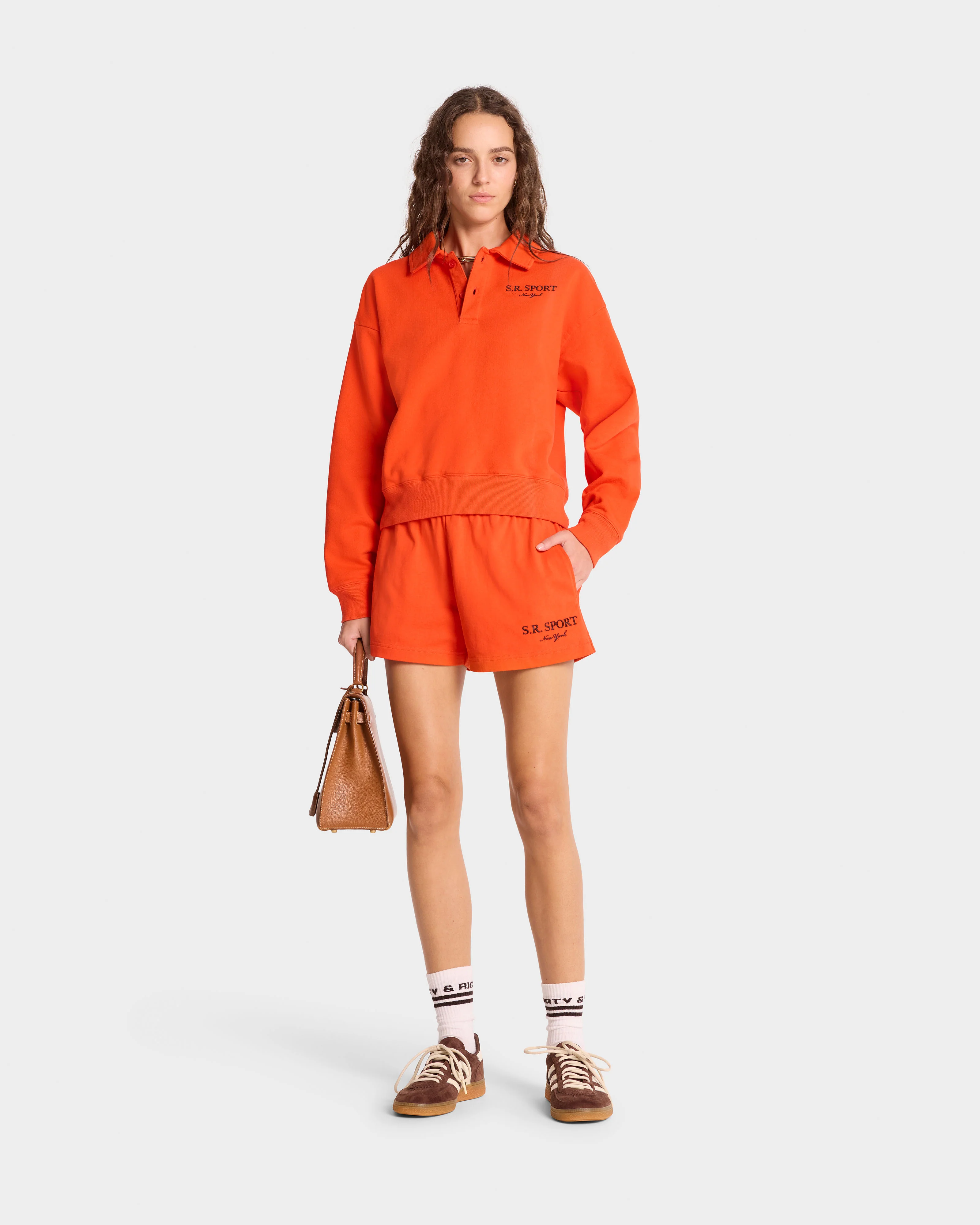 S.R. Sport Disco Short - Squash/Chocolate - Image 3