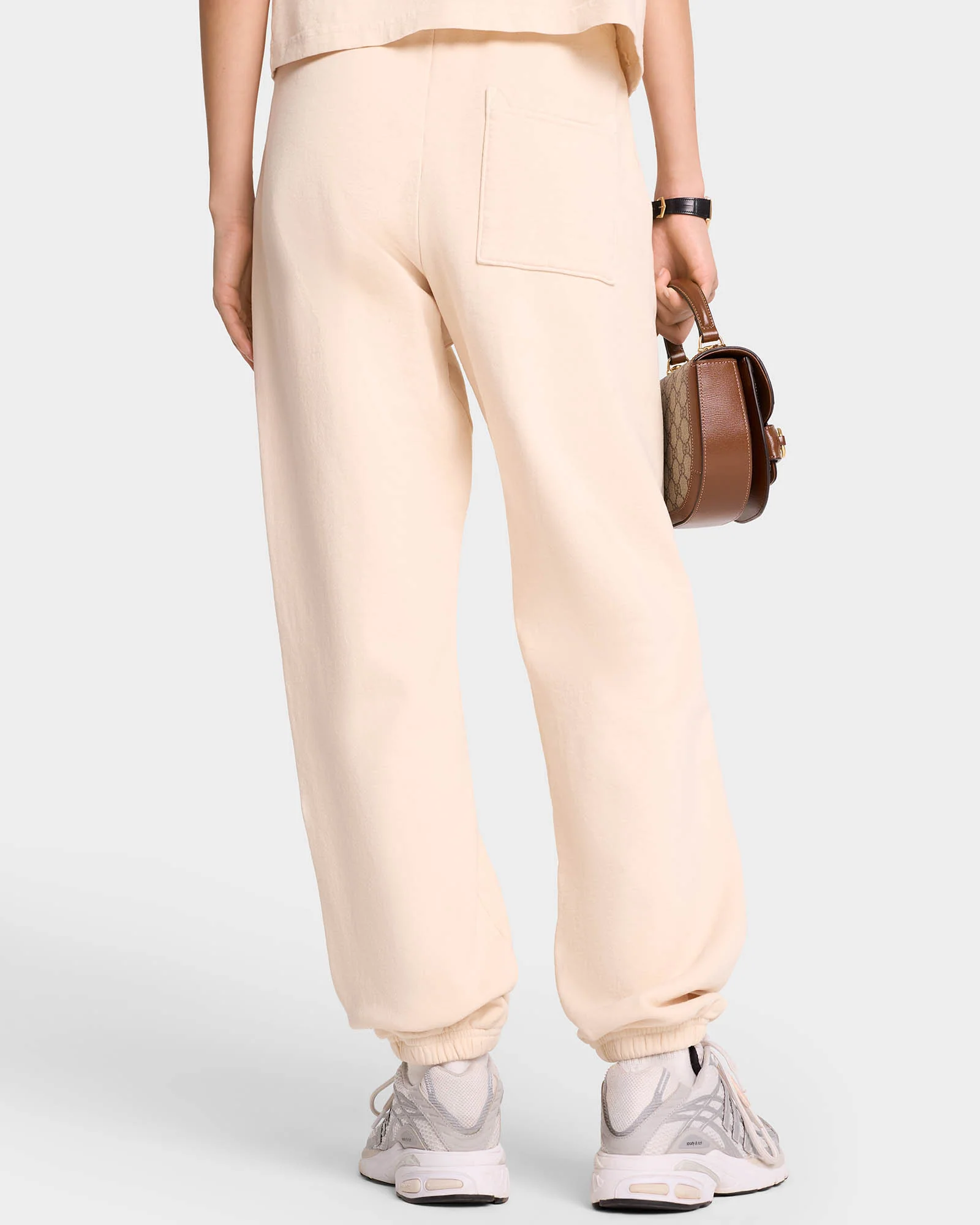 S&R Sweatpant - Cream/Sky Blue - Image 4
