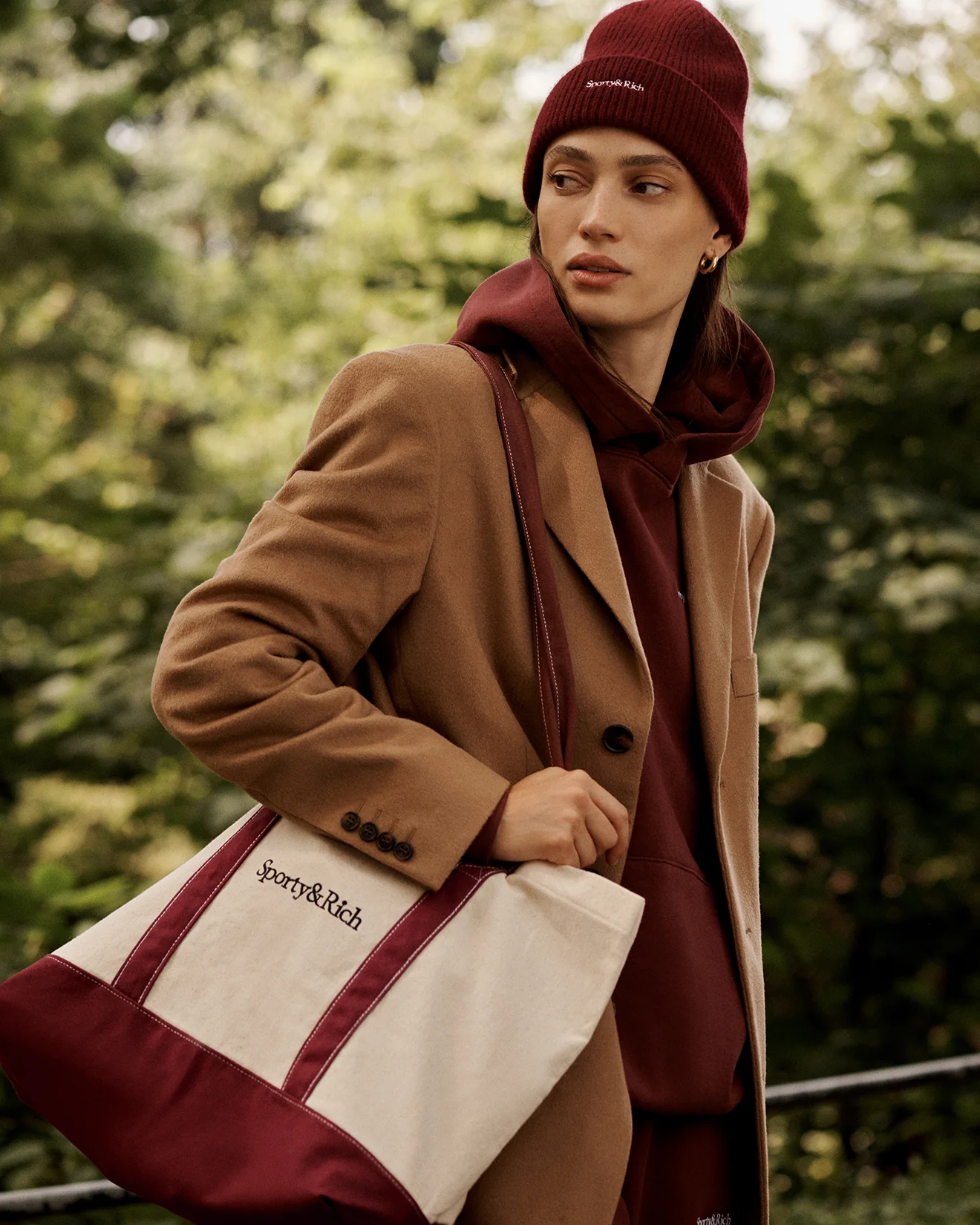 Script Logo Overcoat - Camel - Image 6
