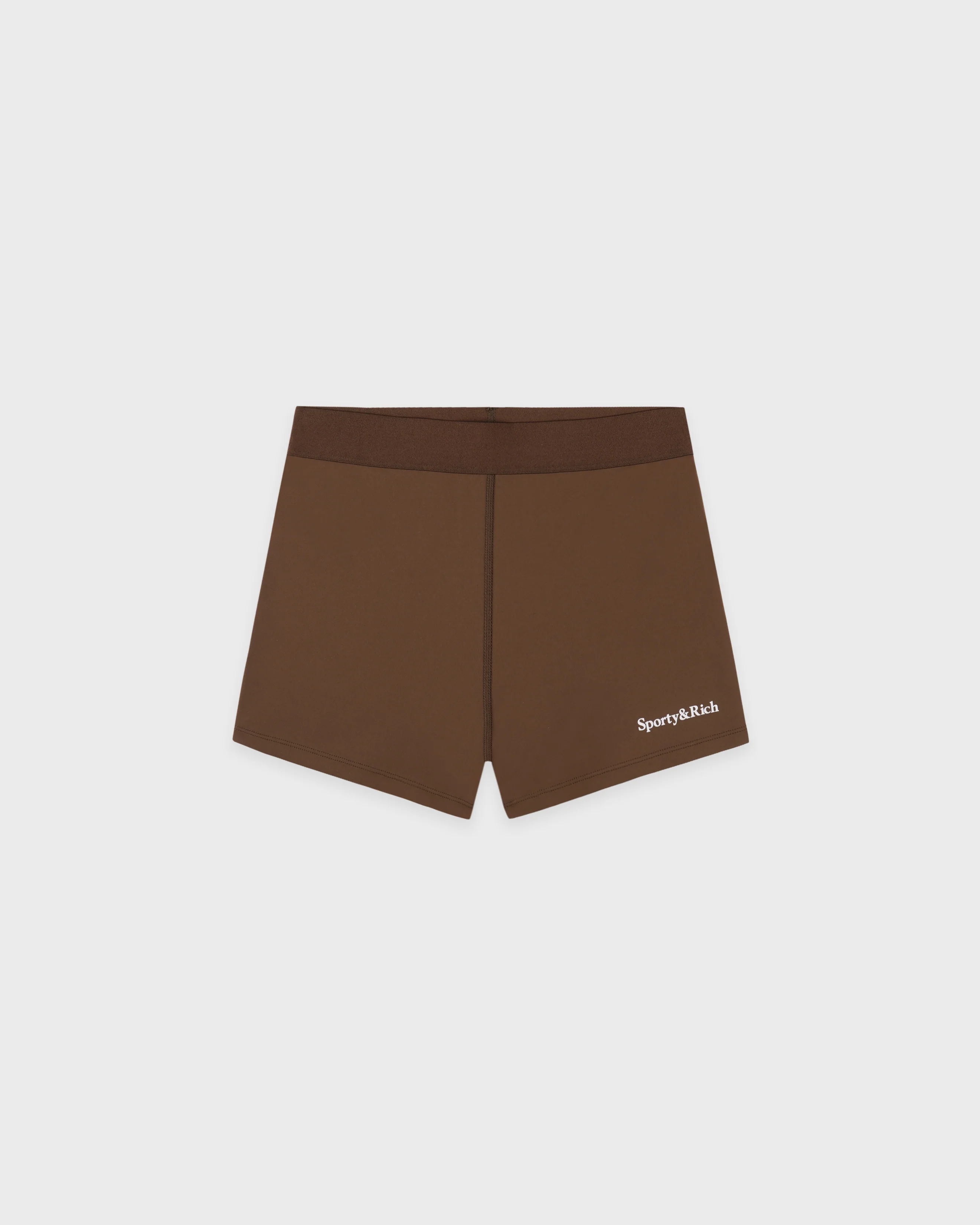 Serif Logo Active Short - Toffee/White - Image 6