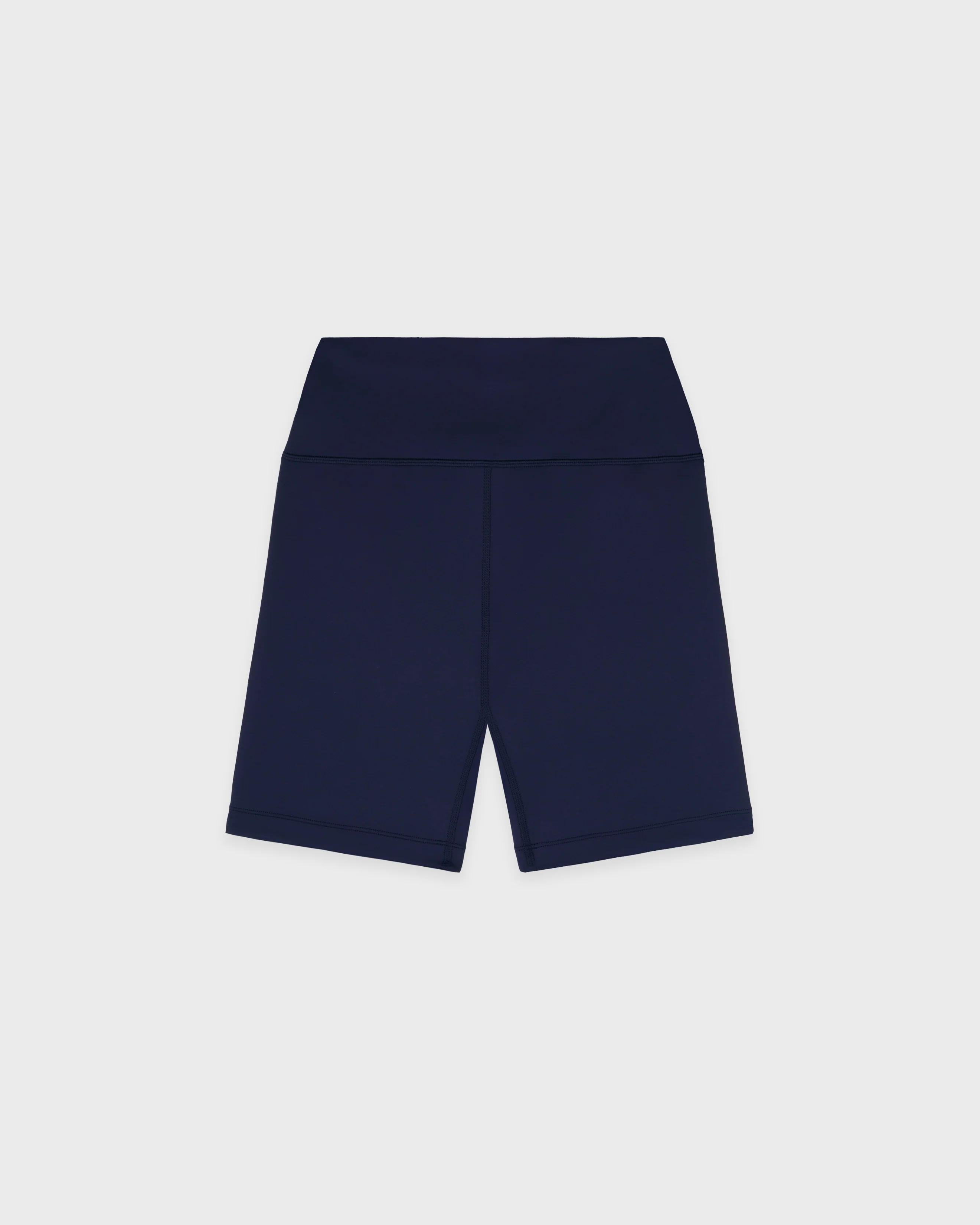 Serif Logo Biker Short - Navy/White - Image 7