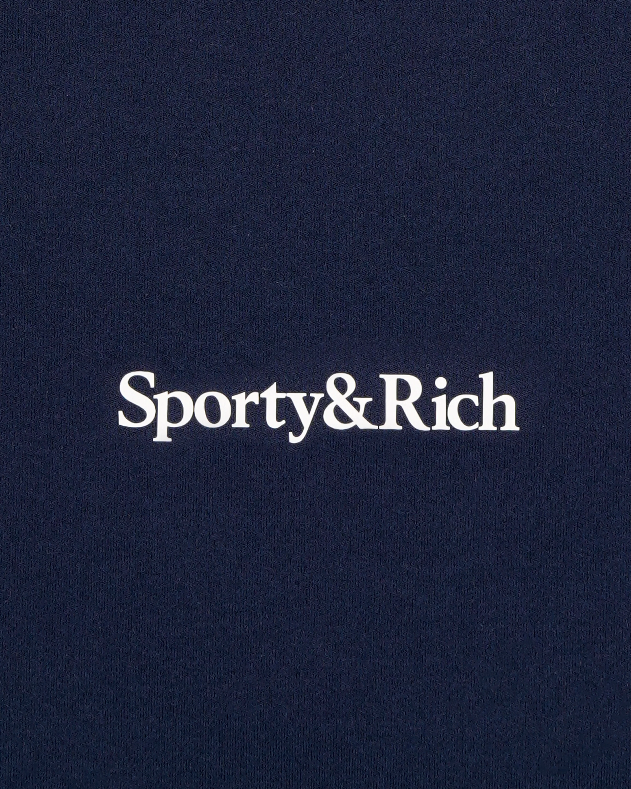 Serif Logo Biker Short - Navy/White - Image 8