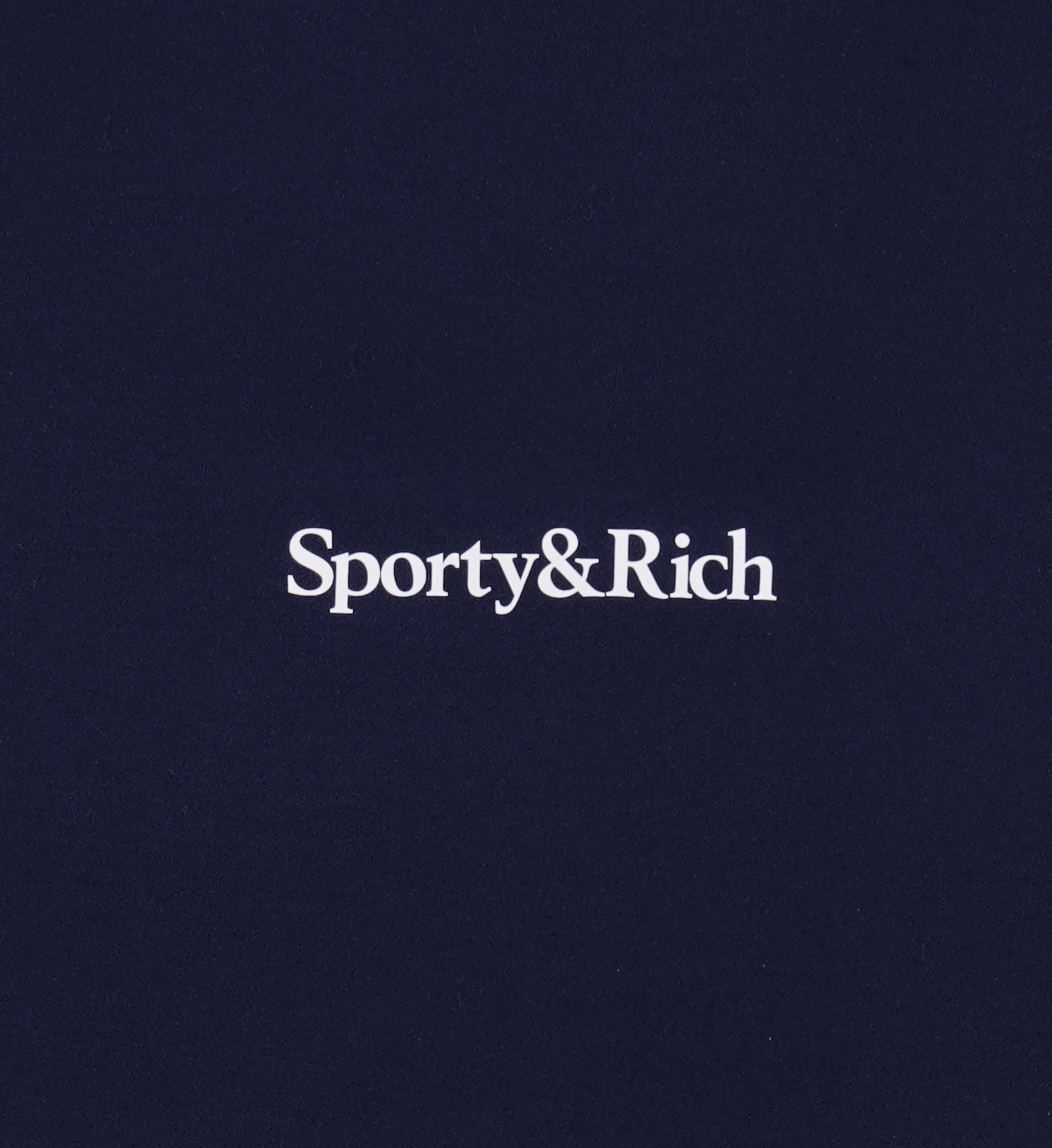 Serif Logo Biker Short - Navy/White - Image 3