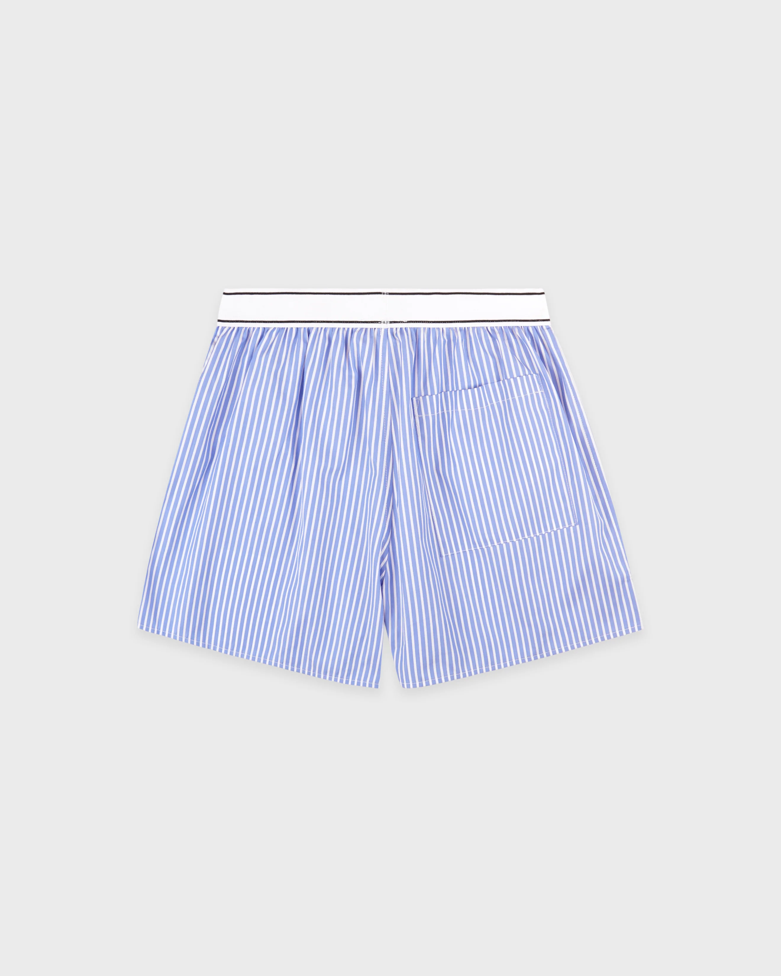 Serif Logo Boxer - Navy Stripe - Image 5