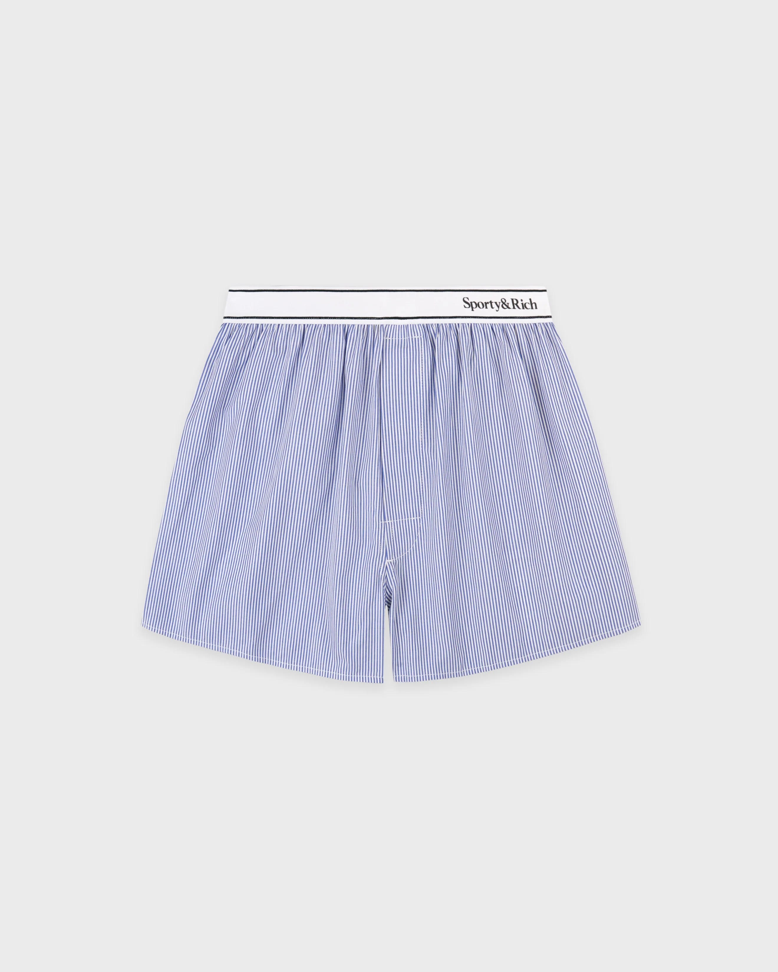 Serif Logo Boxer - Navy Stripe - Image 6