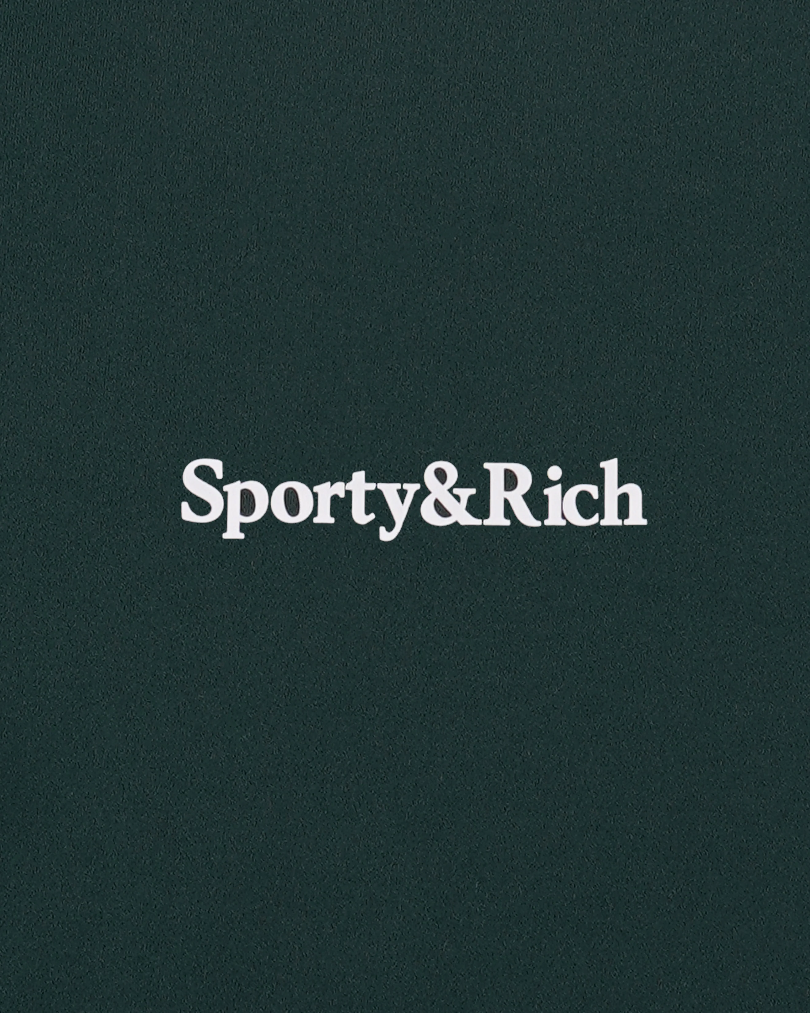 Serif Logo Mini Sports Bra - Forest/White - Image 7