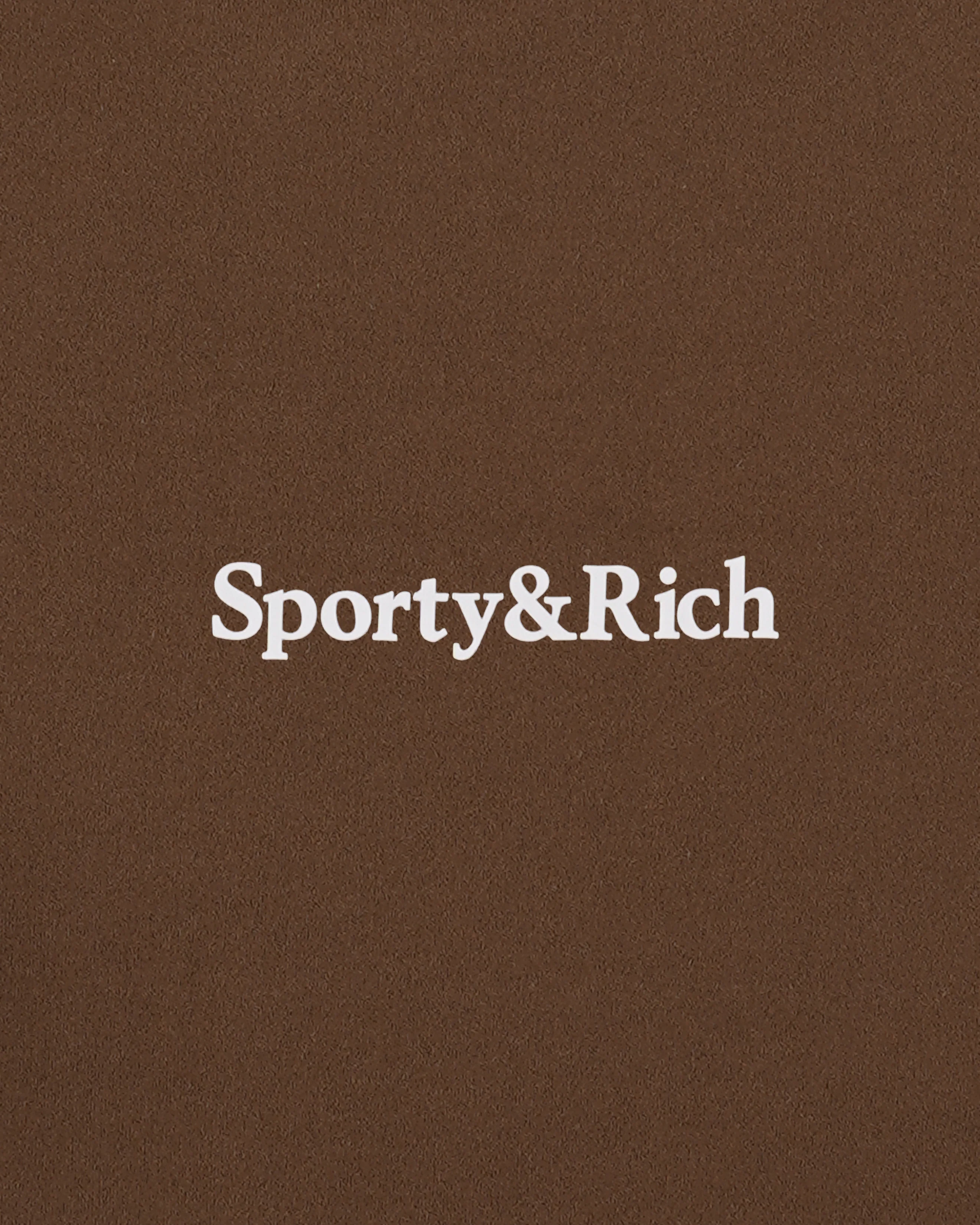 Serif Logo Sports Tank - Toffee/White - Image 9