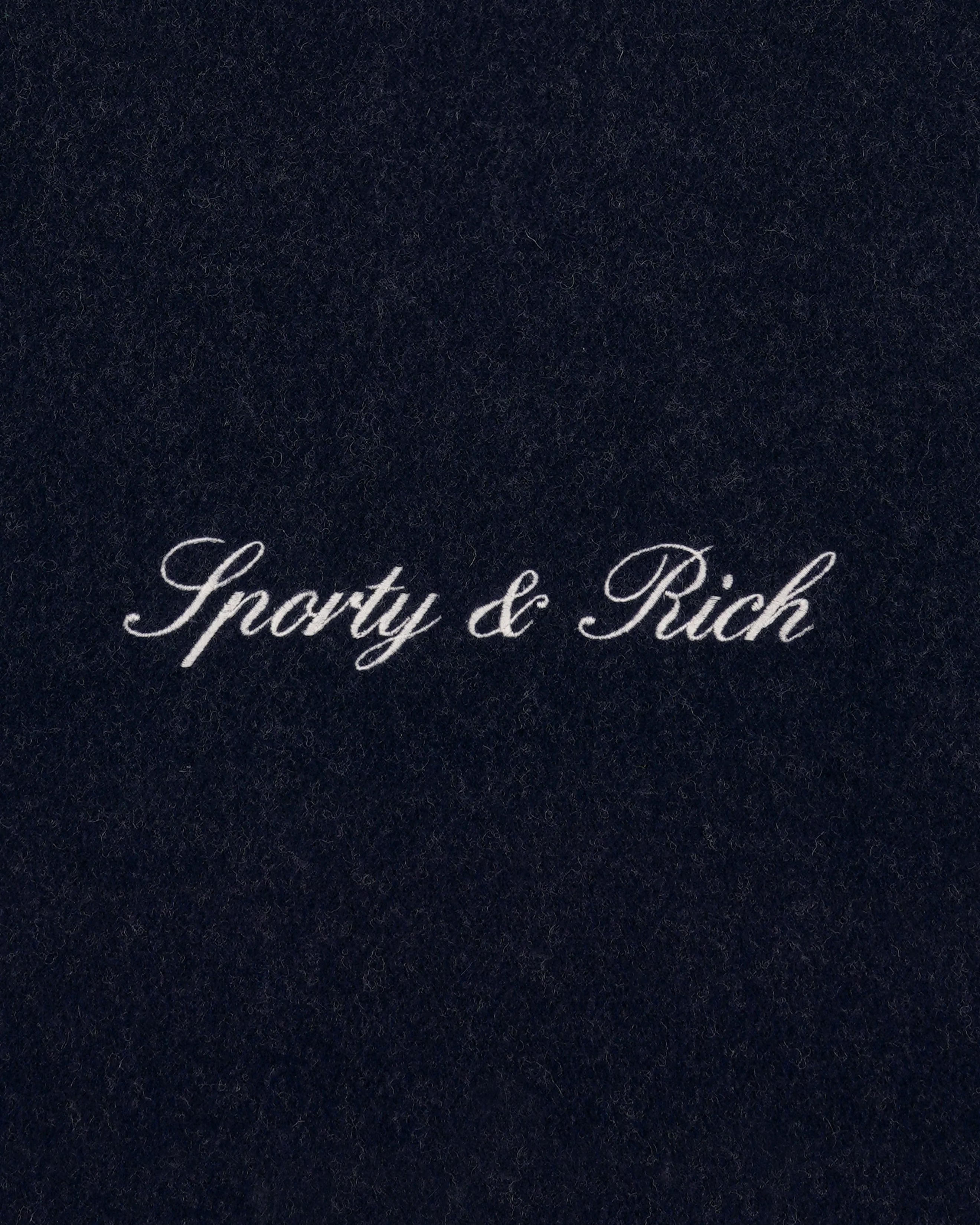 Signature Logo Duo Scarf - Light Gray/Navy - Image 3