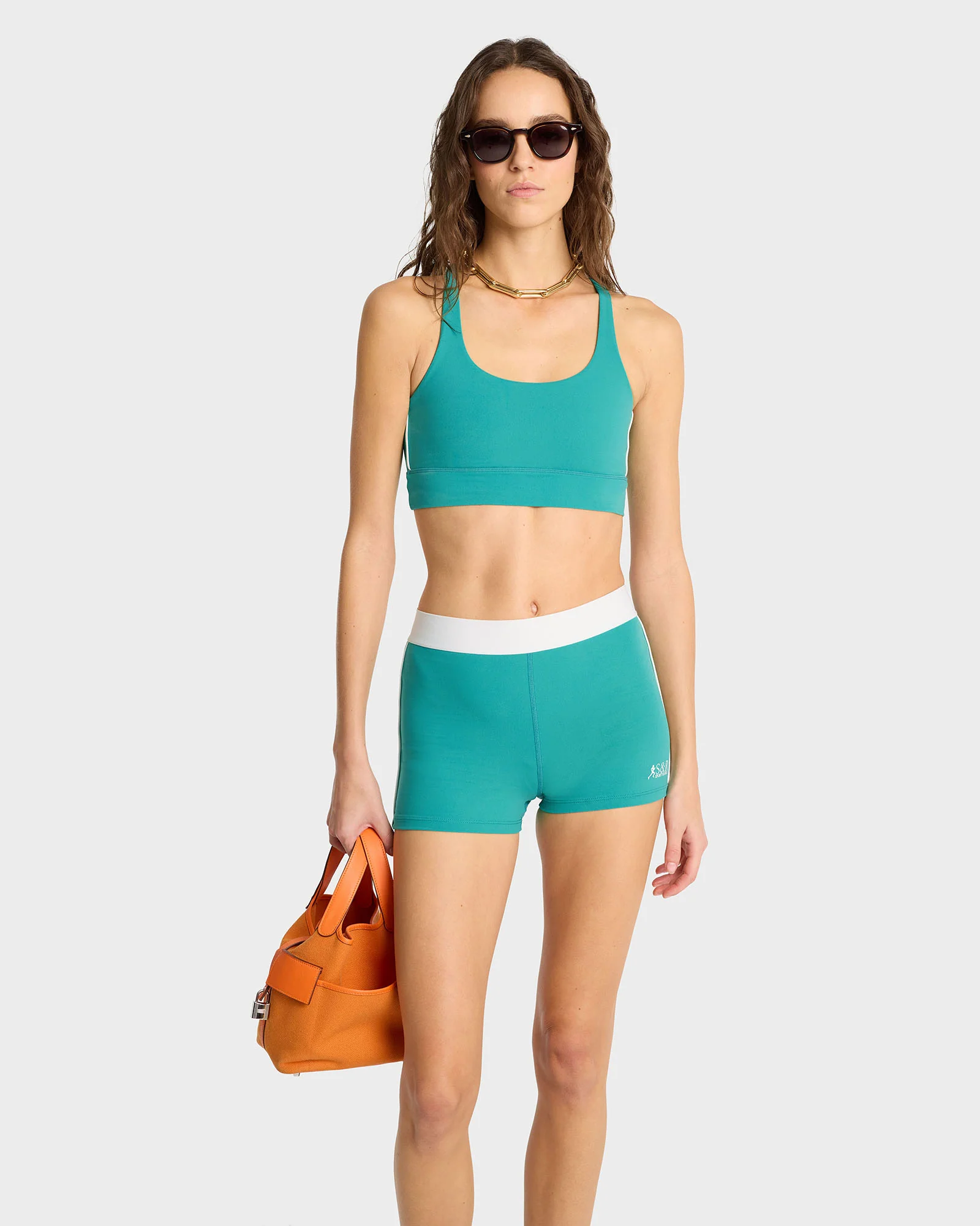 SR Runner Active Short - Spring Green/White - Image 3