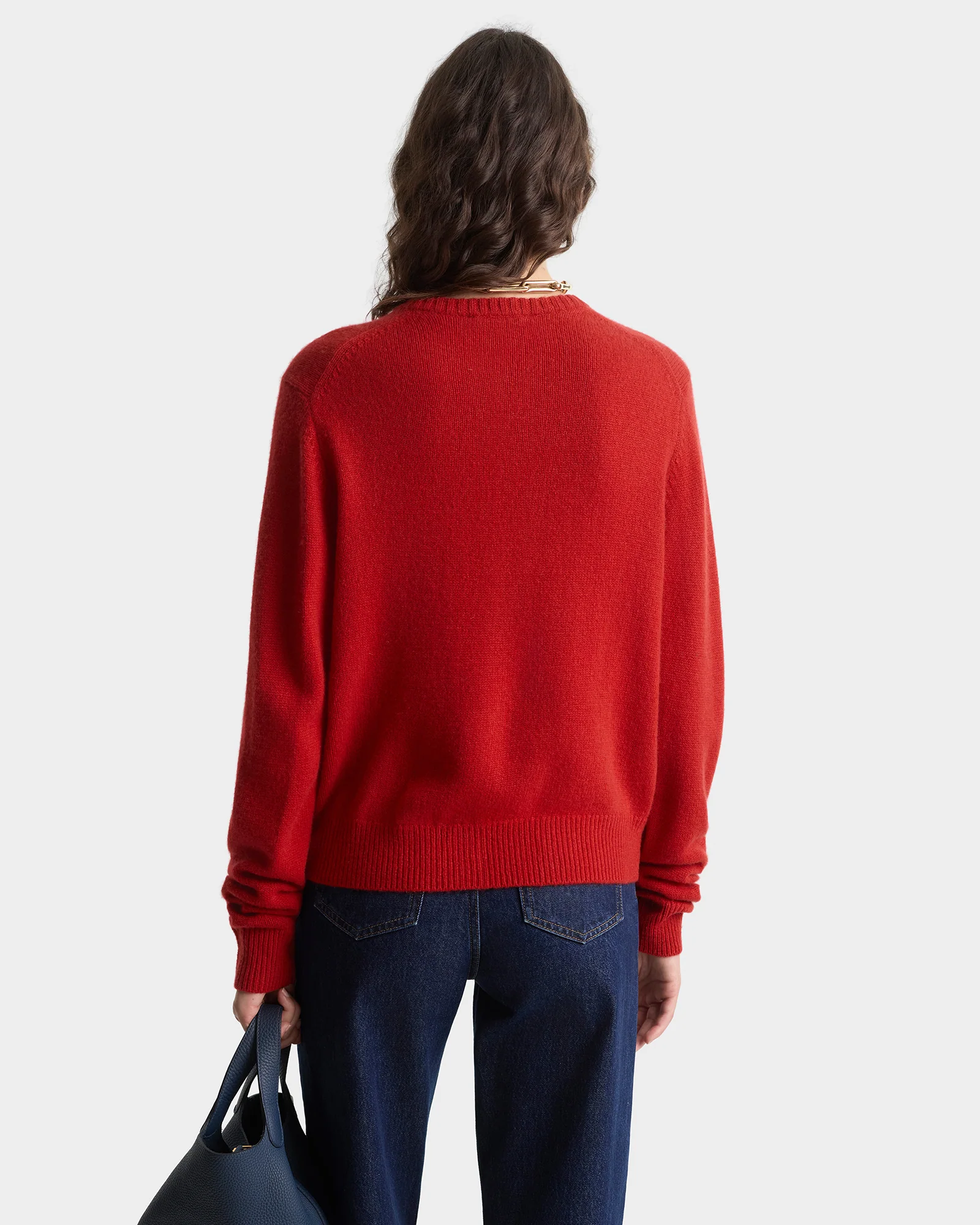 SRC Cashmere Cardigan - Ruby - Image 3
