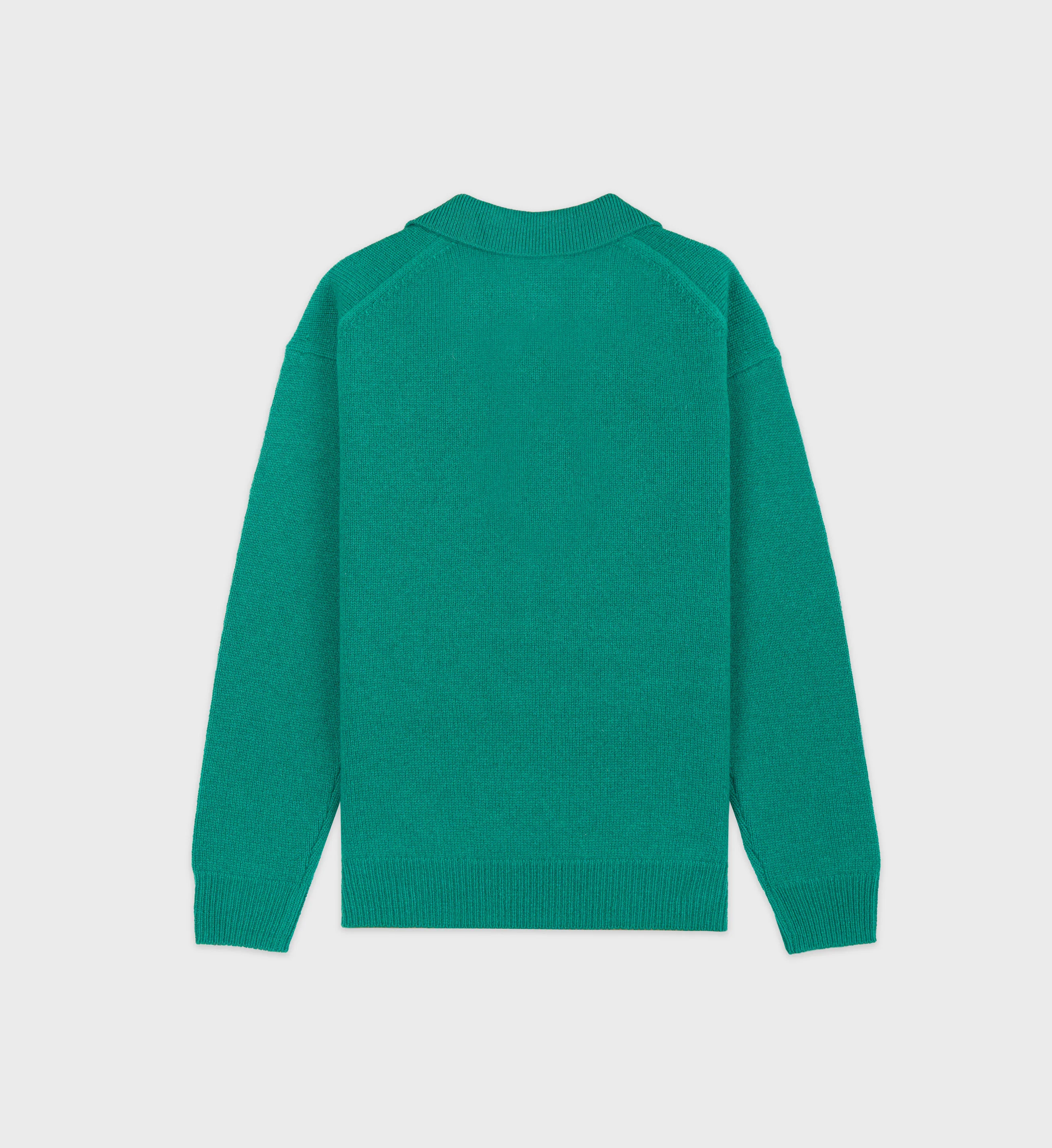 SRC Cashmere Polo - Green - Image 4