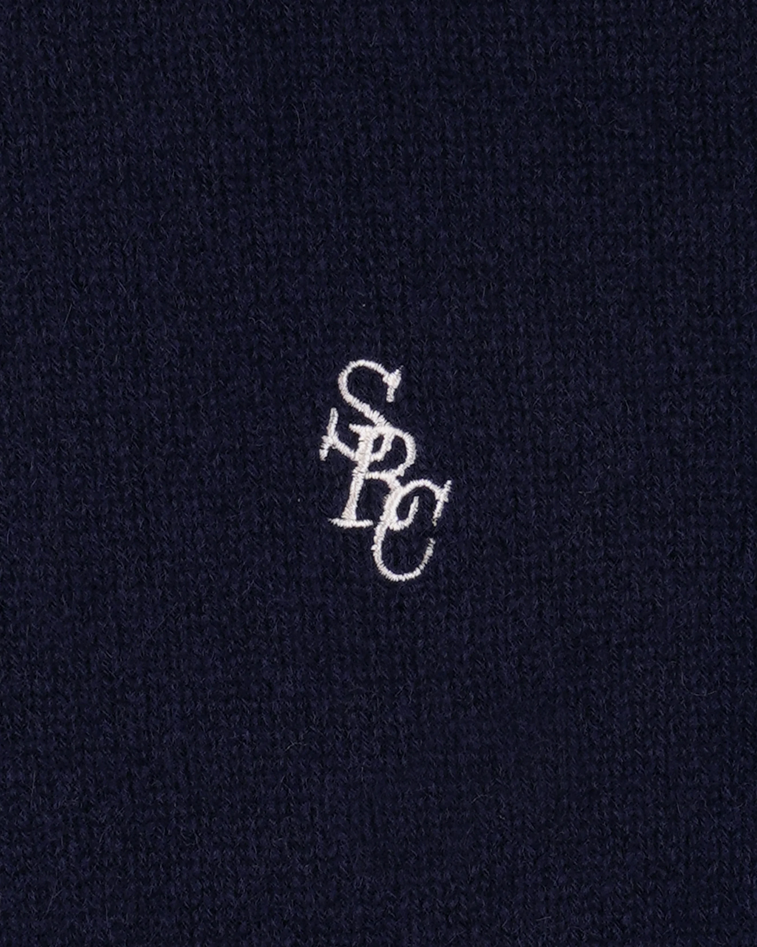 SRC Cashmere Polo - Navy - Image 9