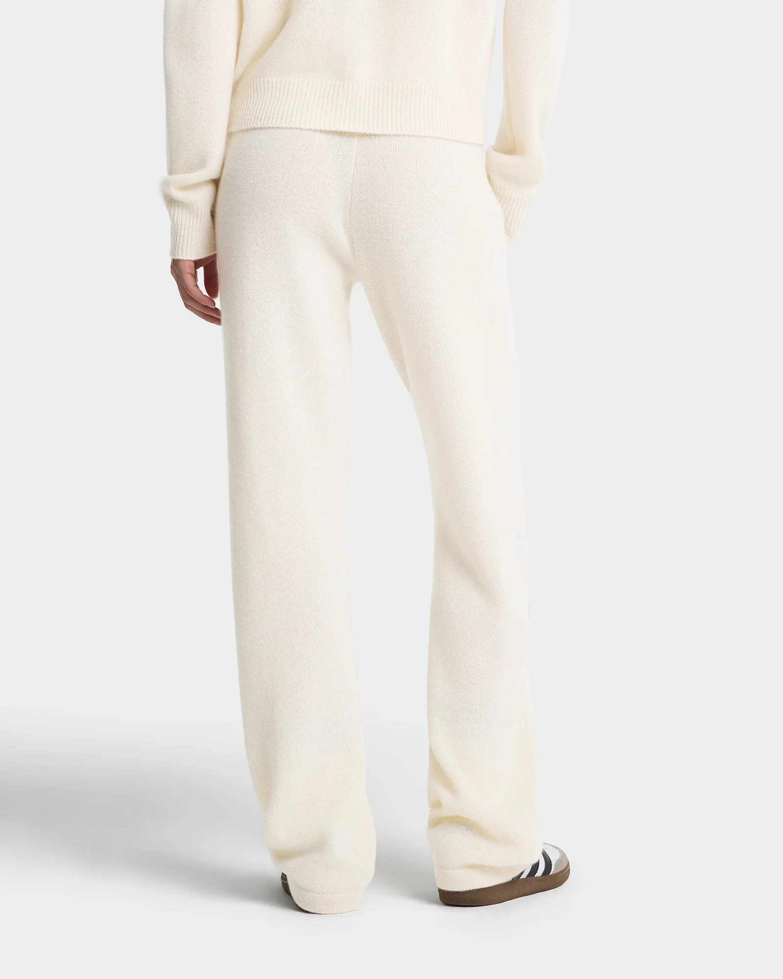 SRC Cashmere Trousers - Ecru - Image 5
