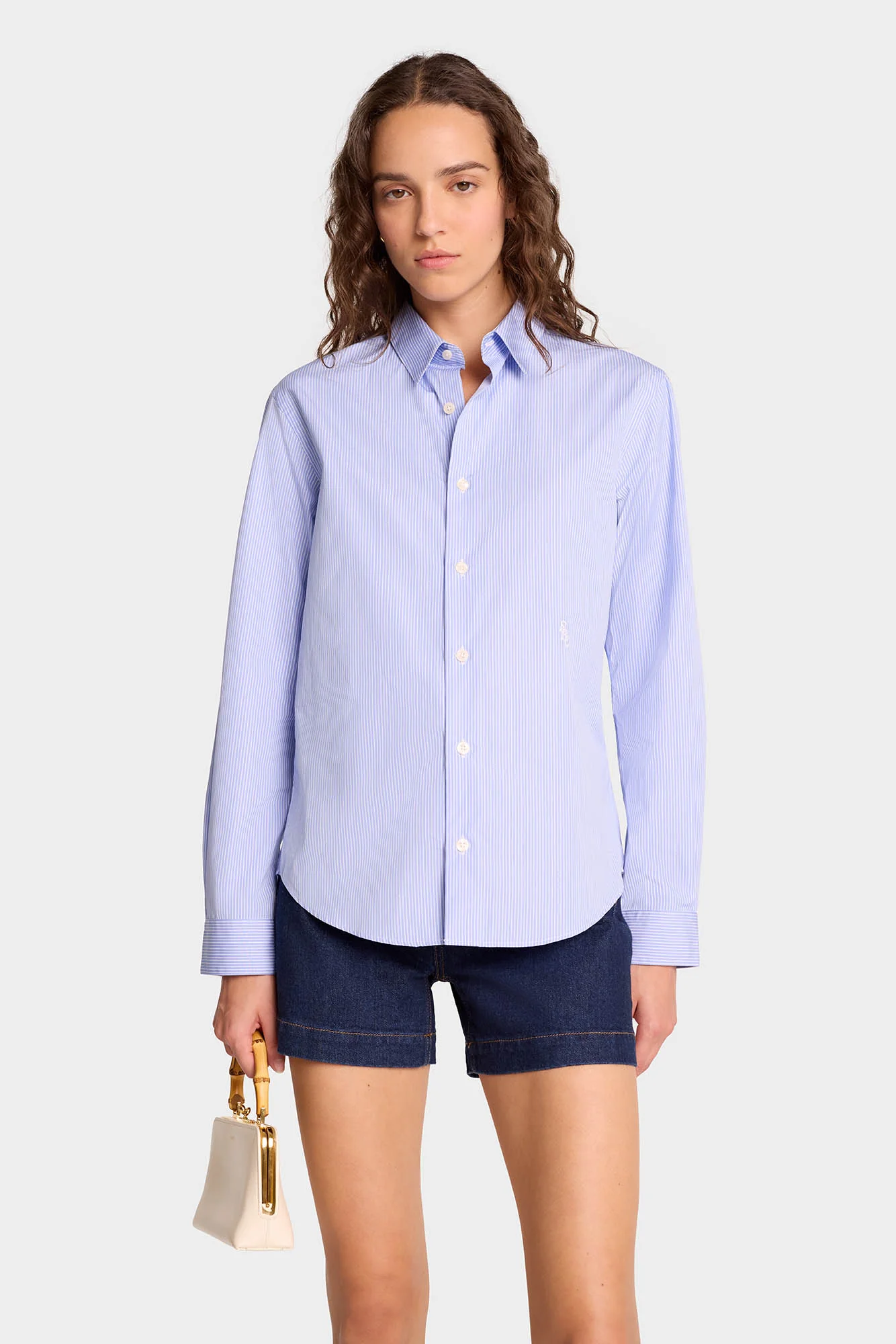 SRC Shirt - Blue/White Striped - Image 2