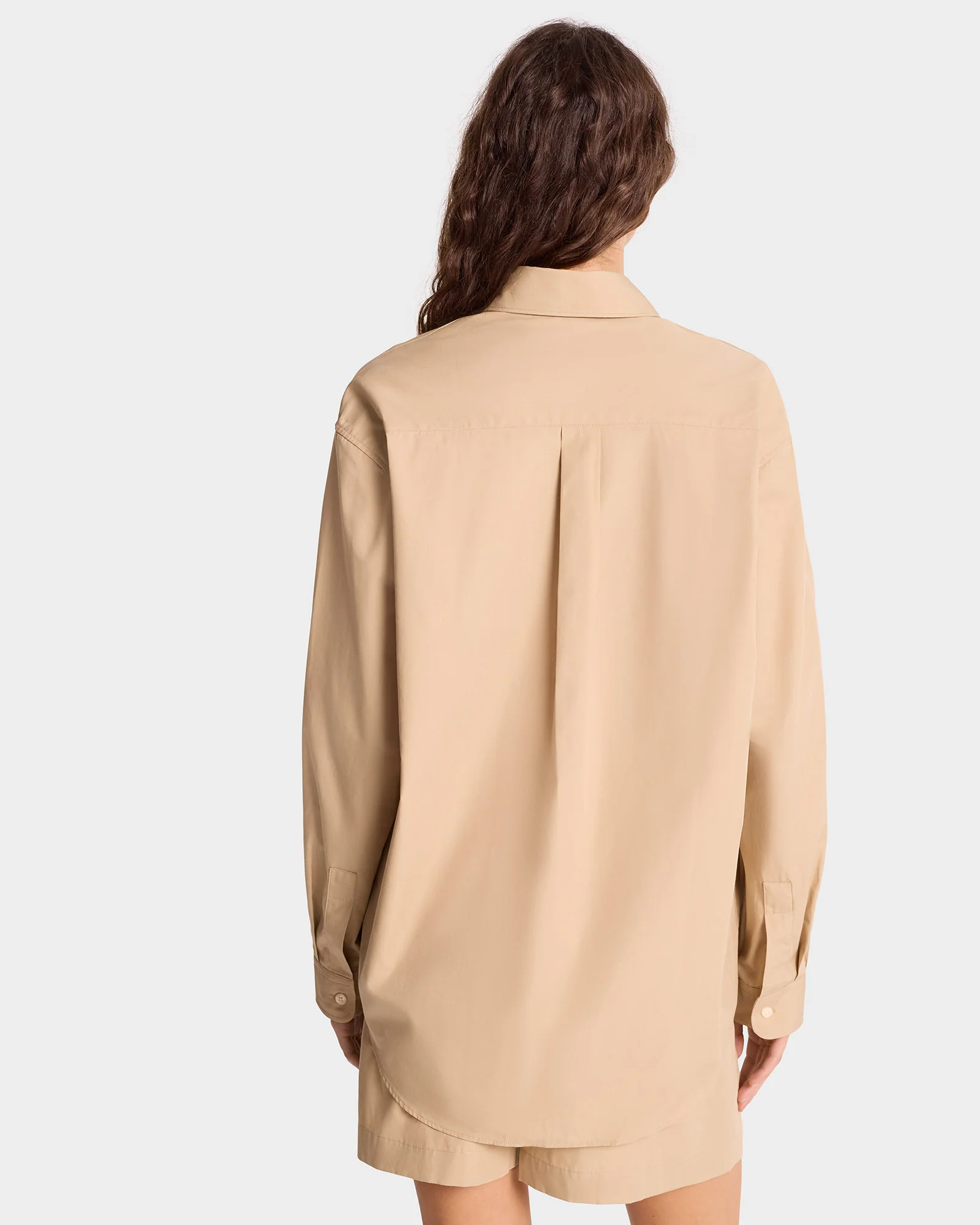 SRC Oversized Shirt - British Tan/White - Image 5