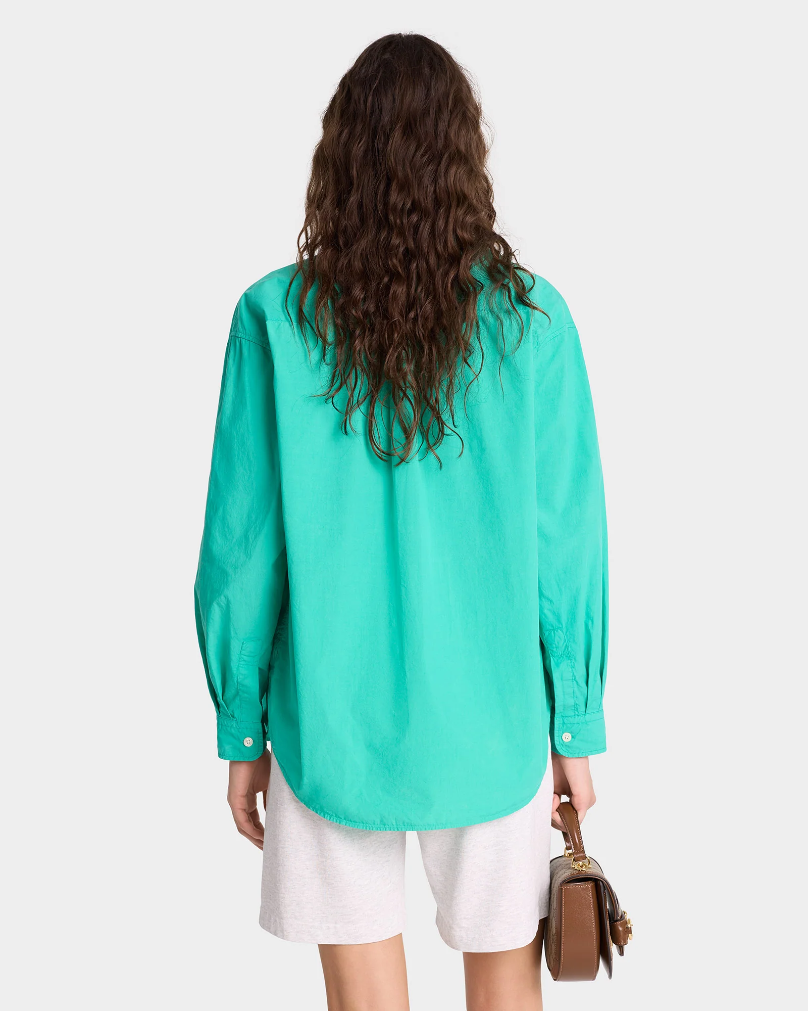 SRC Oversized Shirt - Caribbean/White - Image 6