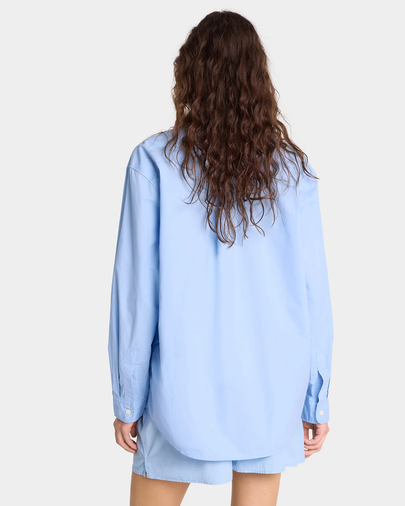 SRC Oversized Shirt - Sky Blue/White - Image 5